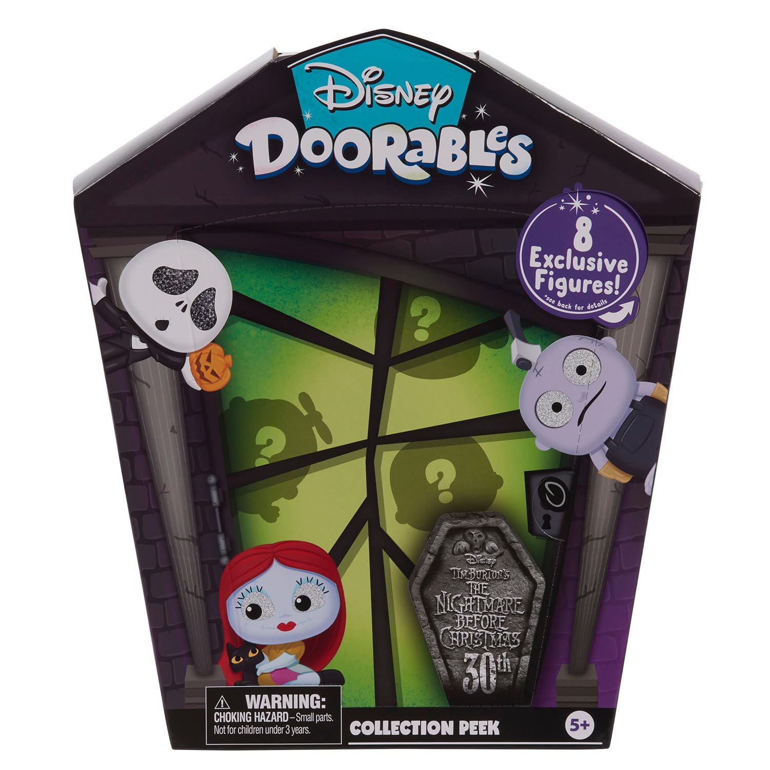 Just Play Disney Doorables - Tim Burton’s The Nightmare Before Christmas 30th Anniversary Collector Pack (8-Pack Blind Bag) 1