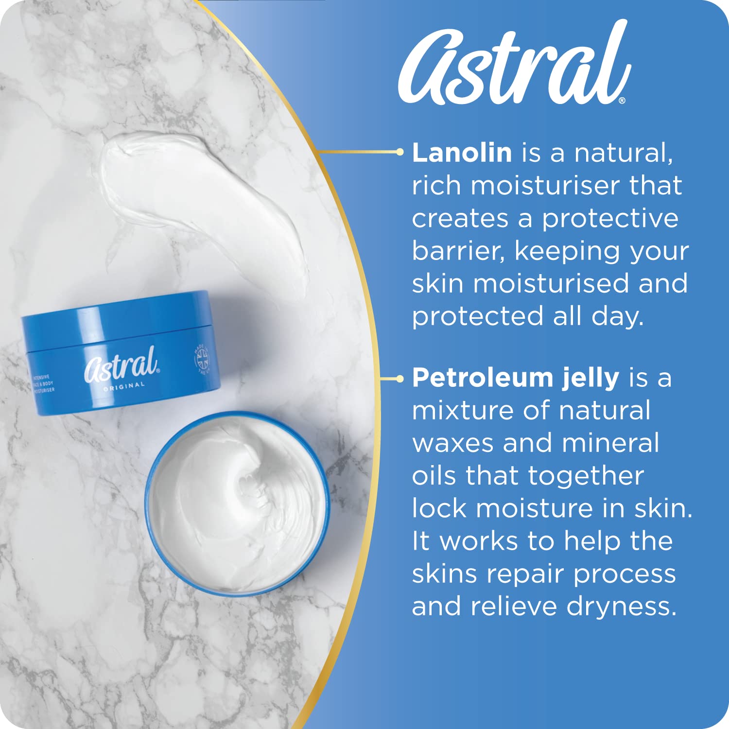 Astral - Face & Body Intensive Moisturiser Cream (200ml) 3