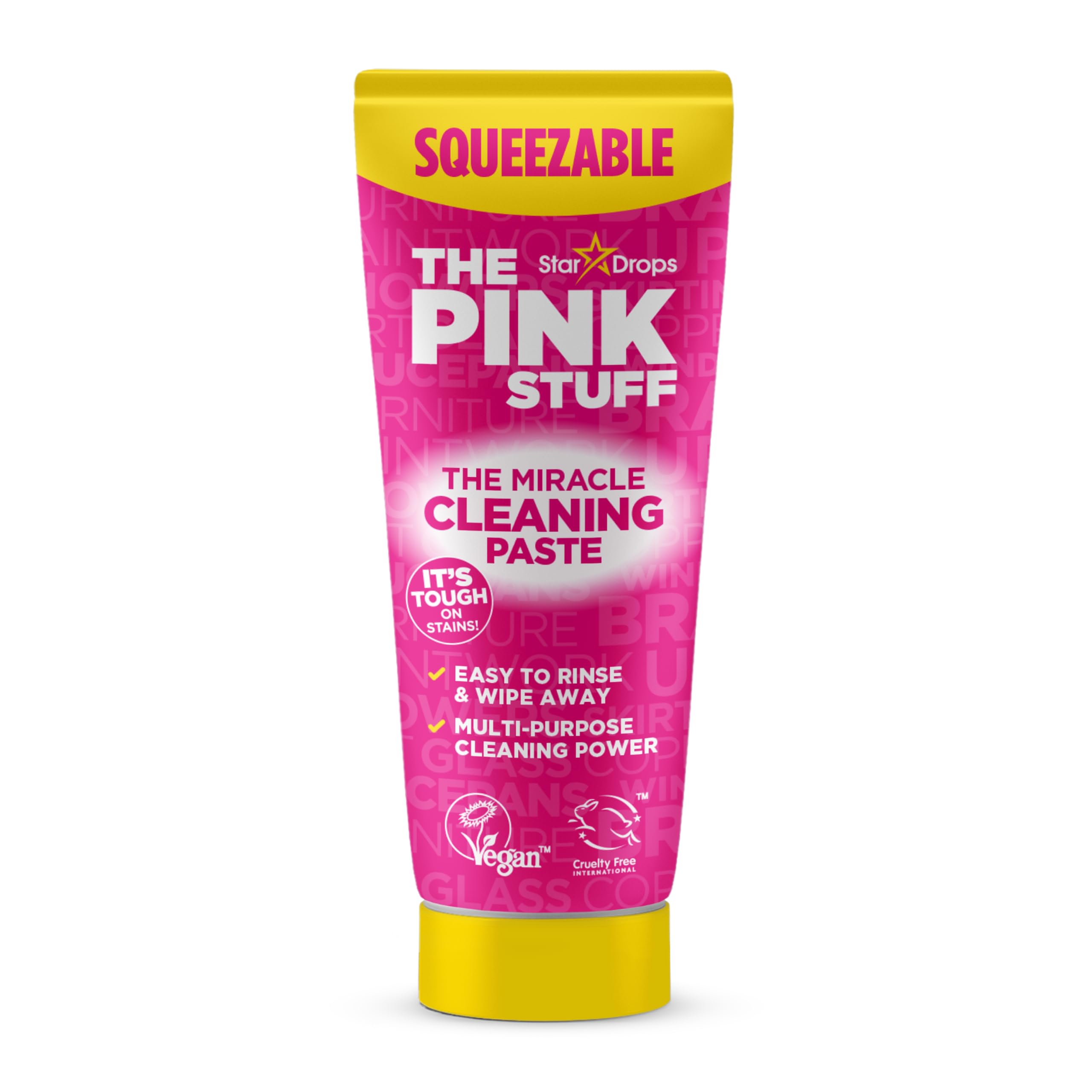 Stardrops The Pink Stuff Miracle Squeezable Cleaning Paste - 300g | All Purpose | Rhubarb Scent 1