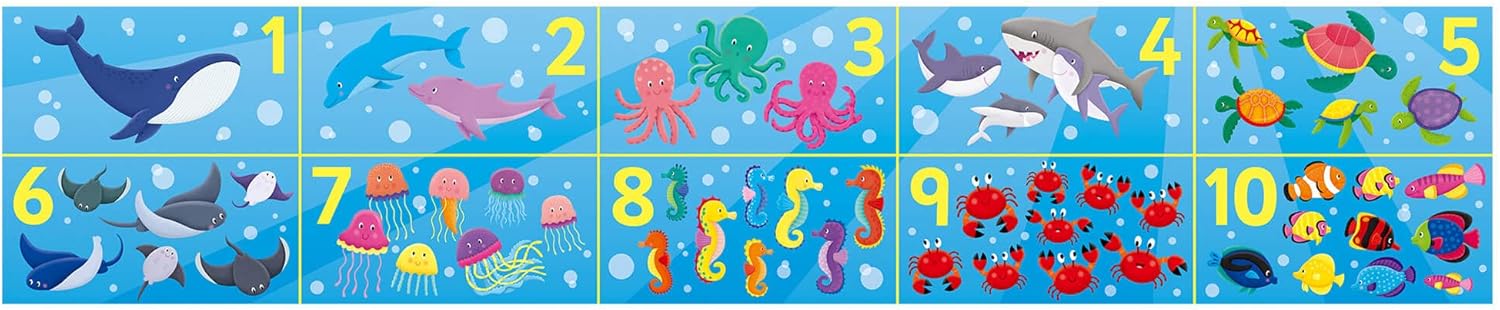 Galt Giant Floor Puzzle - Counting Creatures Educational Puzzle for Kids Ages 3-6 2