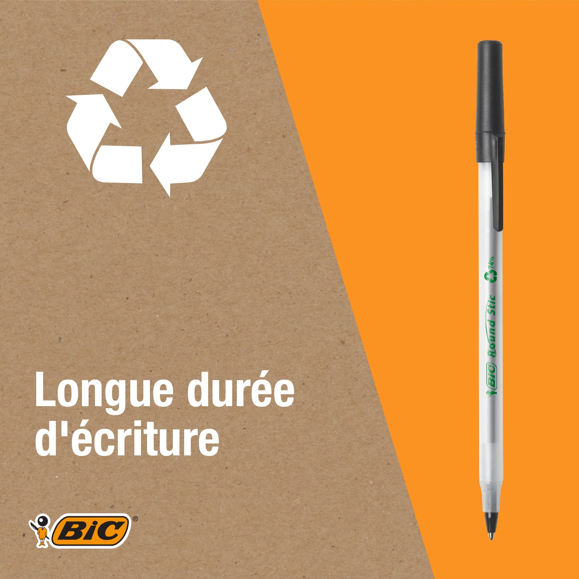 BIC Ecolutions Round Stic Pens - Blue (Box of 60) 8