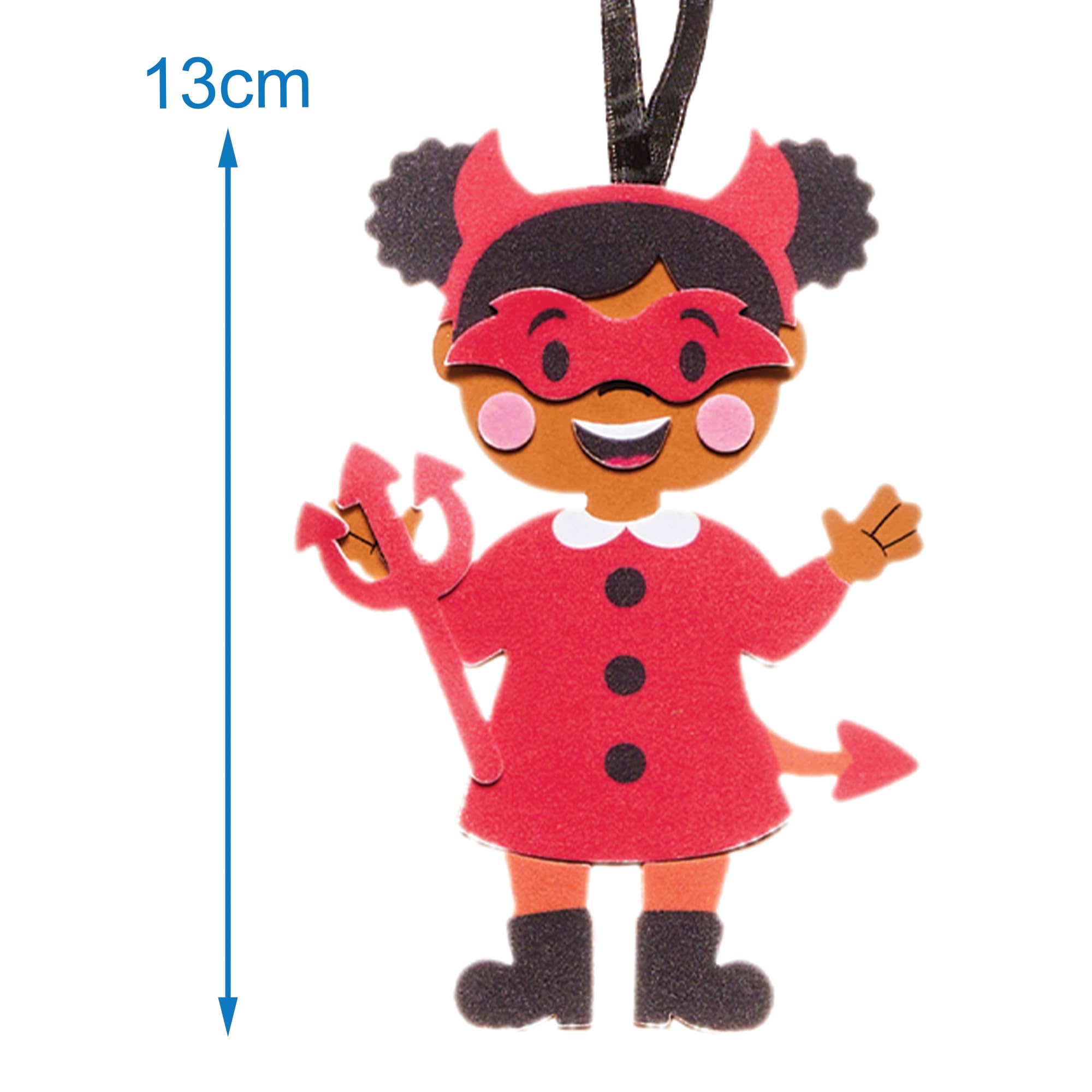 Baker Ross FX636 Halloween Costume Craft Kit - Pack of 8 Foam Decorations 3