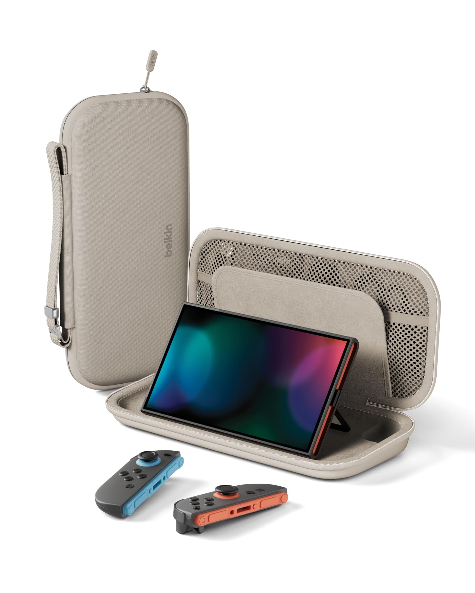 Belkin Gaming Nintendo Switch 2 Case with AirTag Holder, Hard Shell Travel 1