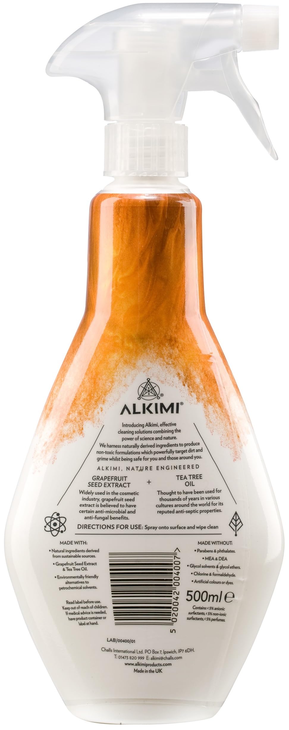 ALKIMI Kitchen Cleaning Spray - Powerful Grease & Grime Removal | Pack of 3 x 500ml 3