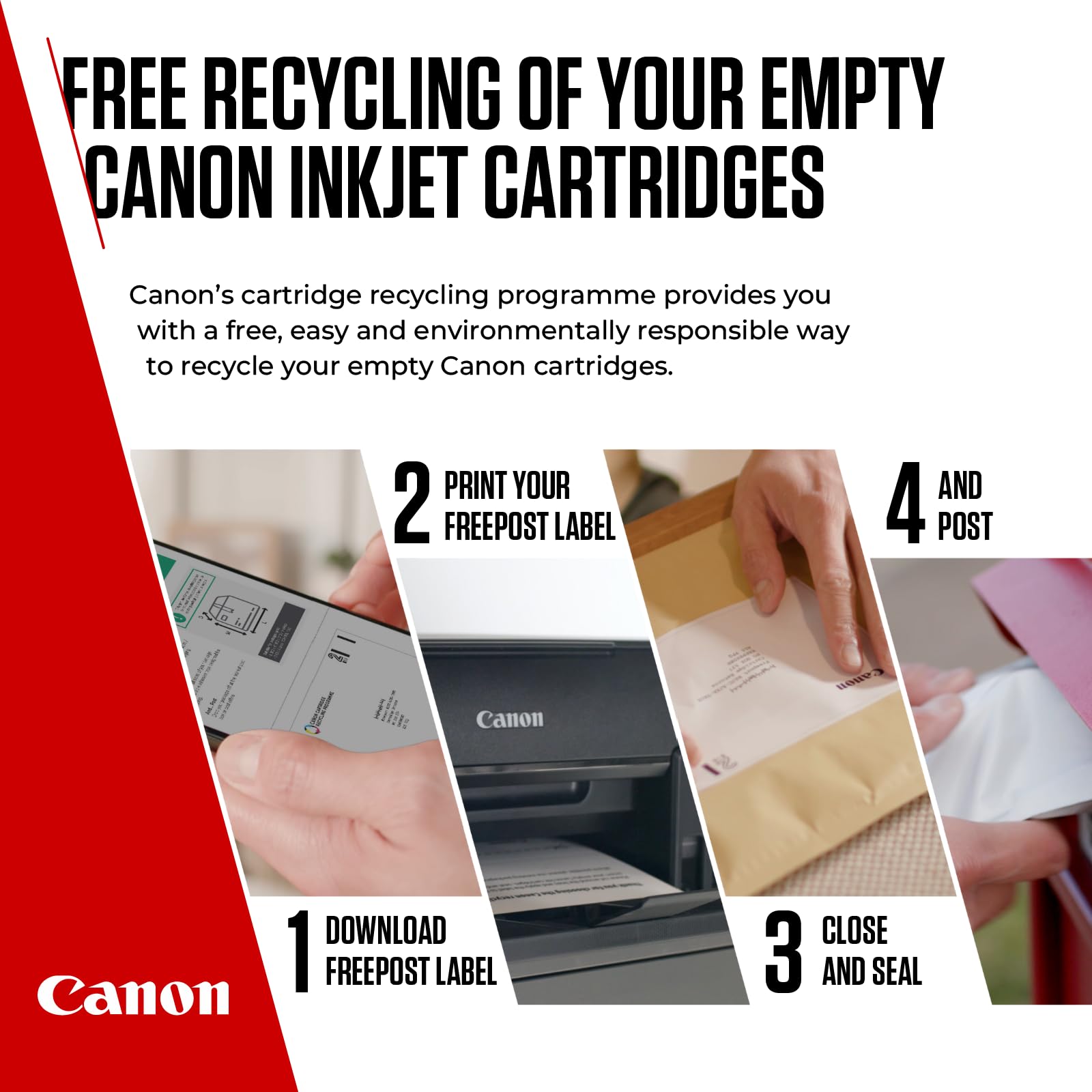 Canon Ink & Paper Multipack - PG-540/CL-541 Genuine Printer Ink Cartridges 2 Pack (1 x Black, 1 x Colour) & 4x6 Photo Paper (50 x Sheets) - Compatible with PIXMA MX, MG & TS 5