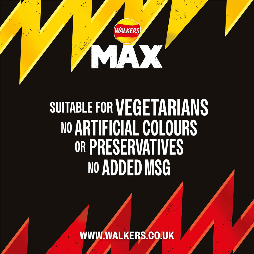 Walkers Max Strong Chilli & Lime Coated Peanuts 175g
