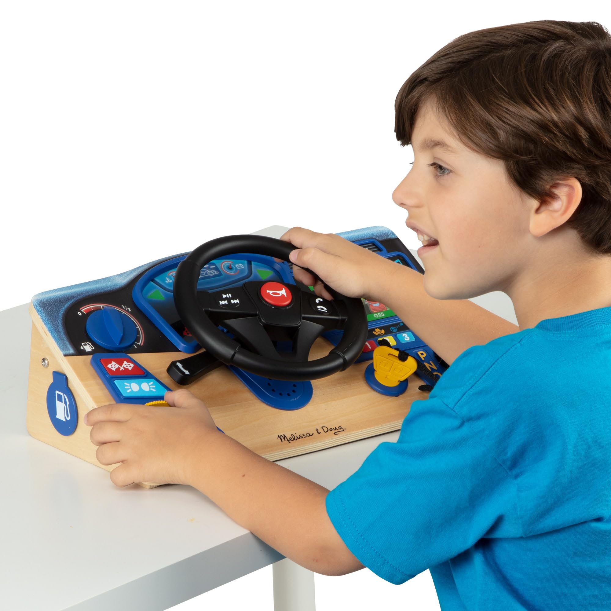 Spin Master Wooden Dashboard Toy with Lights & Sound Effects | Ages 3-7 | Multicolor 8