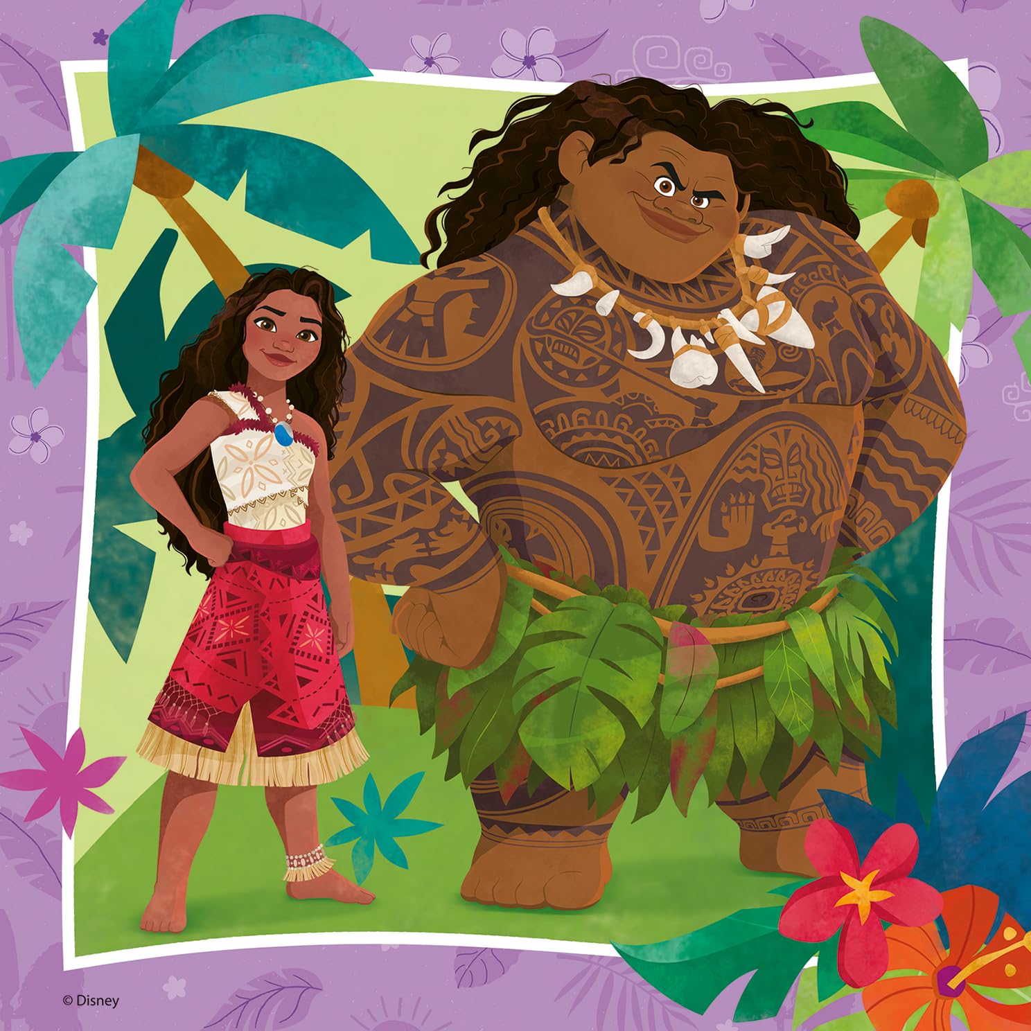 Ravensburger Disney Moana 2 Jigsaw Puzzle - 3 x 49 Piece Kids Puzzle for Ages 5+