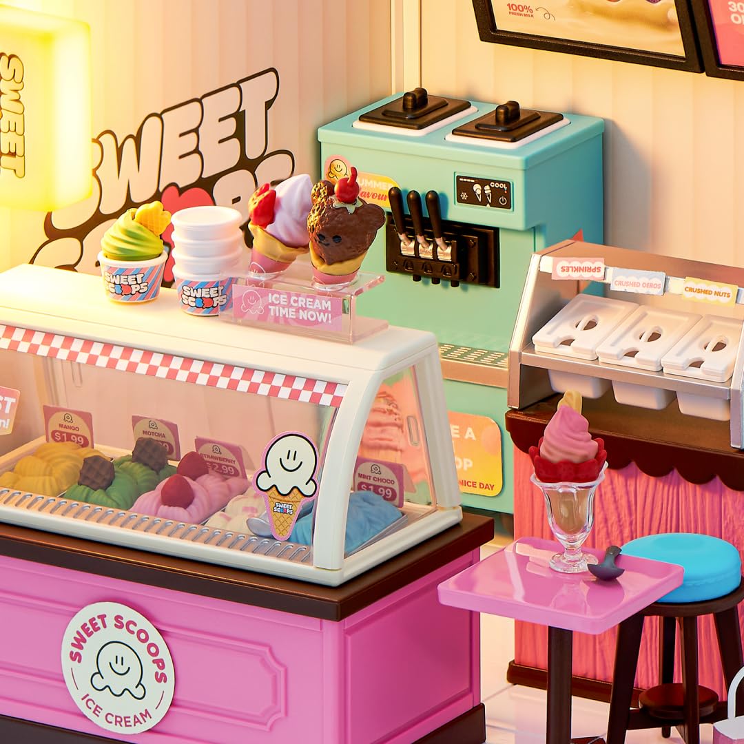 Mini Brands Sweet Scoop Mini Spaces - Build Your Own Diorama | Plastic Construction 5