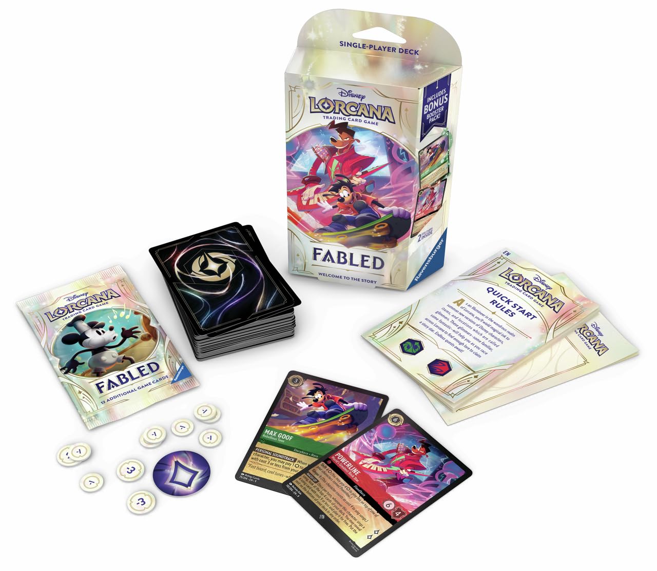 Ravensburger Disney Lorcana Trading Card Game - Starter Deck A - Fabled Set | Ages 8+ 3