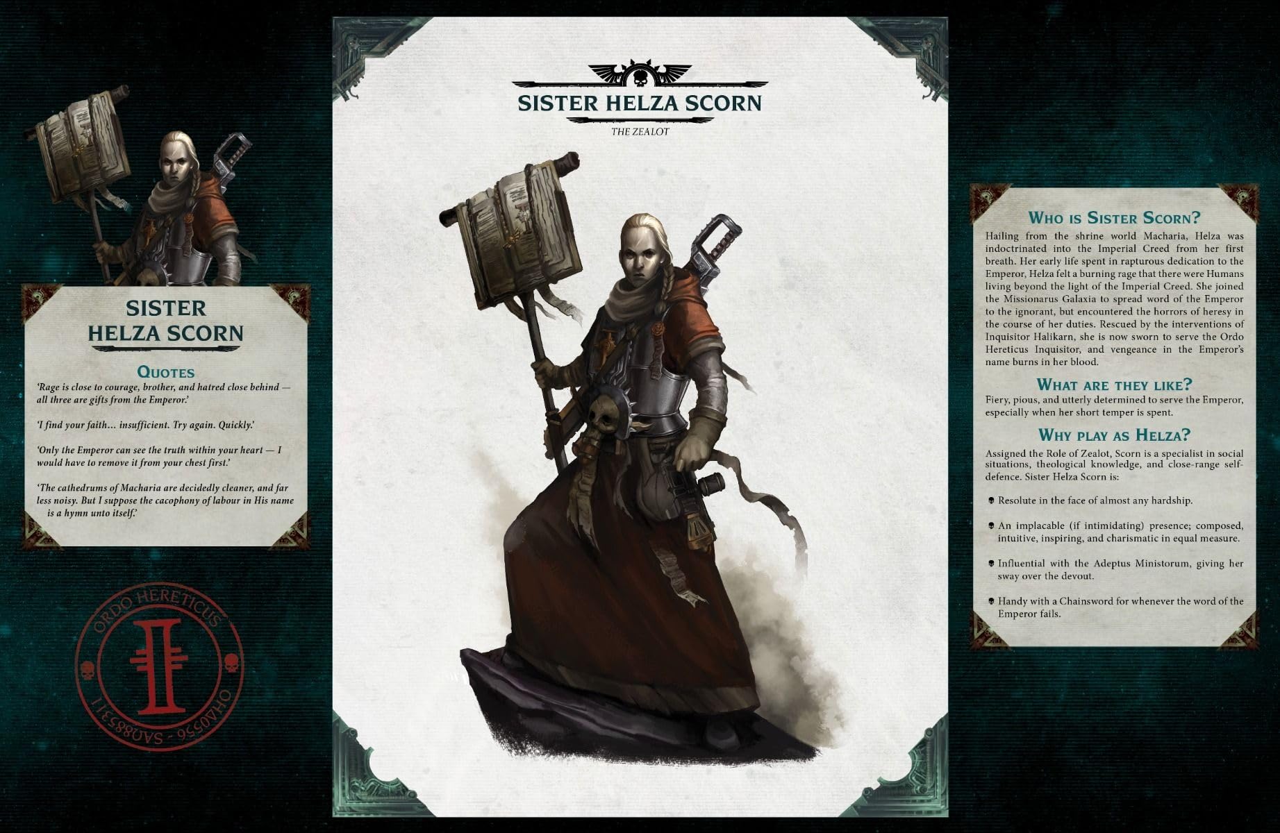 CUBICLE 7 Warhammer 40,000 Imperium Maledictum RPG Starter Set | d100 System | Ages 14+ 4