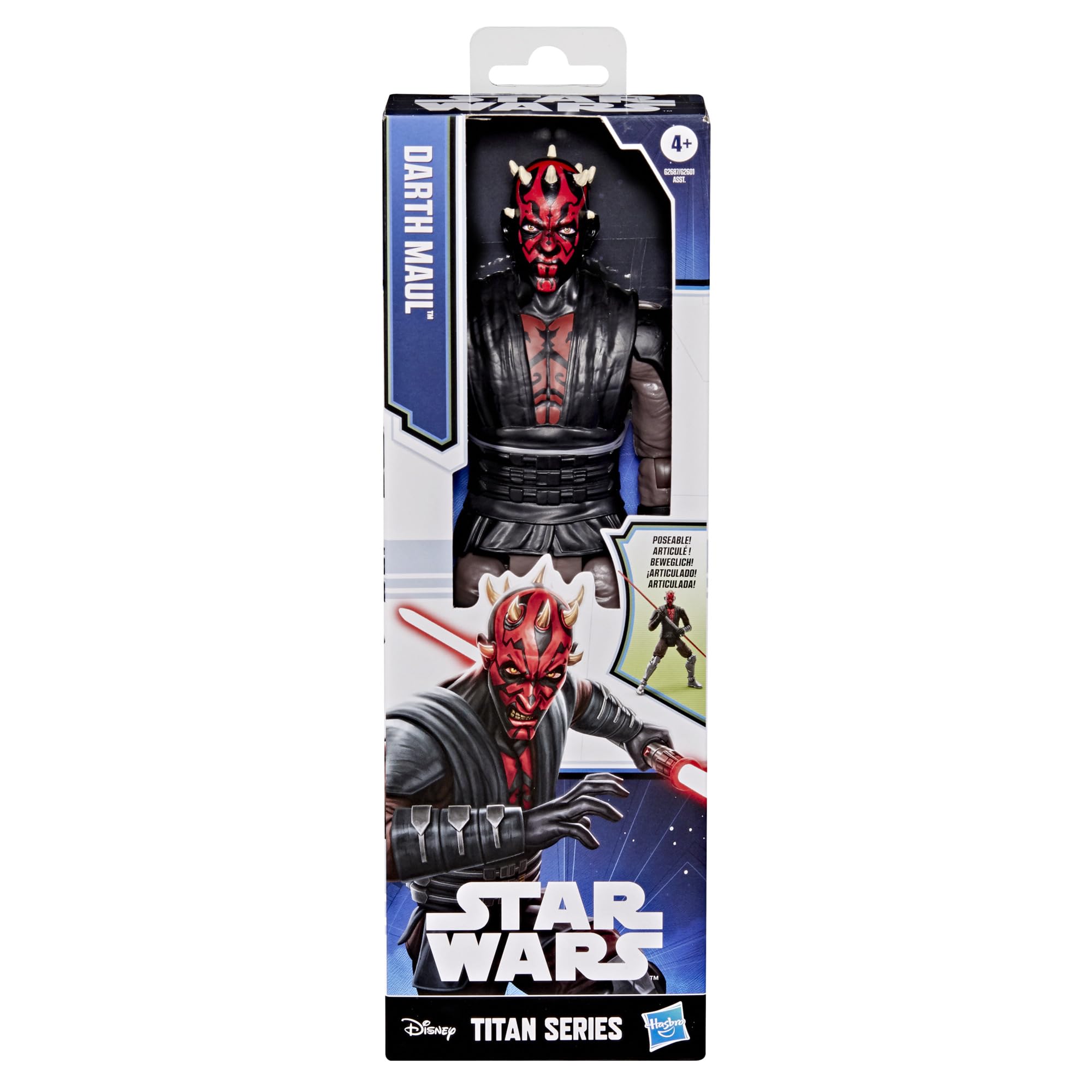 Star Wars Titan Series Darth Maul Action Figure - 12-Inch Scale, 9 Points of Articulation 3