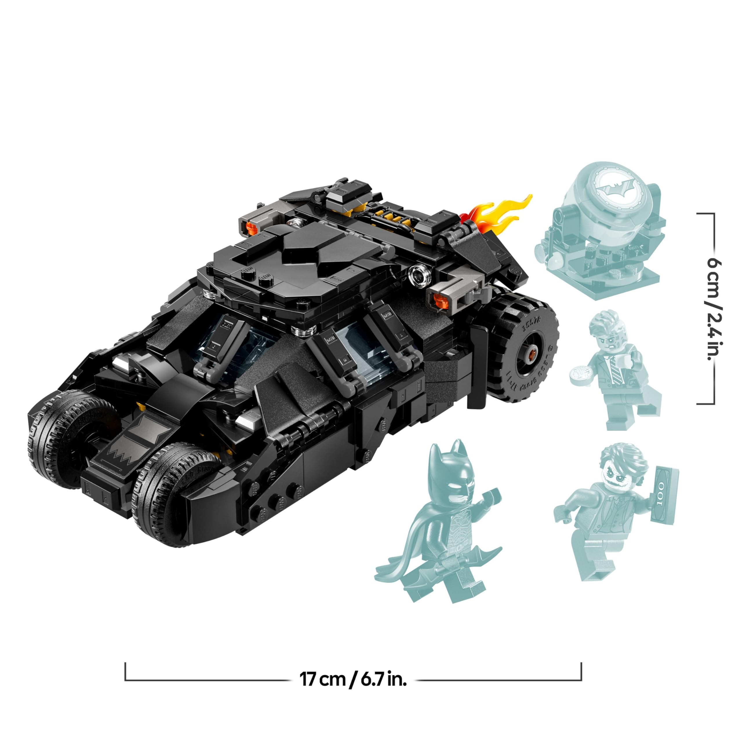 LEGO DC Batman Tumbler vs. Two-Face & The Joker Building Set | Ages 8+ 9
