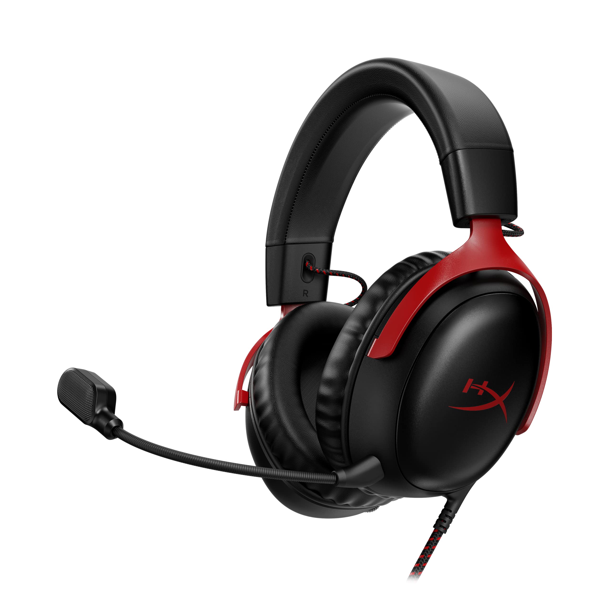 HyperX Cloud III Wired Gaming Headset - 53mm Drivers, DTS Spatial Audio, USB-C/A, 3.5mm, PC/PS5/Xbox 1