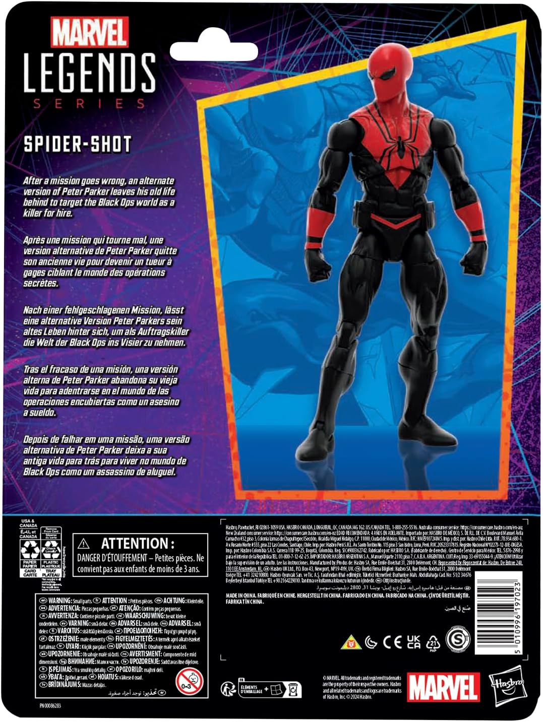 Marvel Legends Series Spider-Shot Comics Action Figure