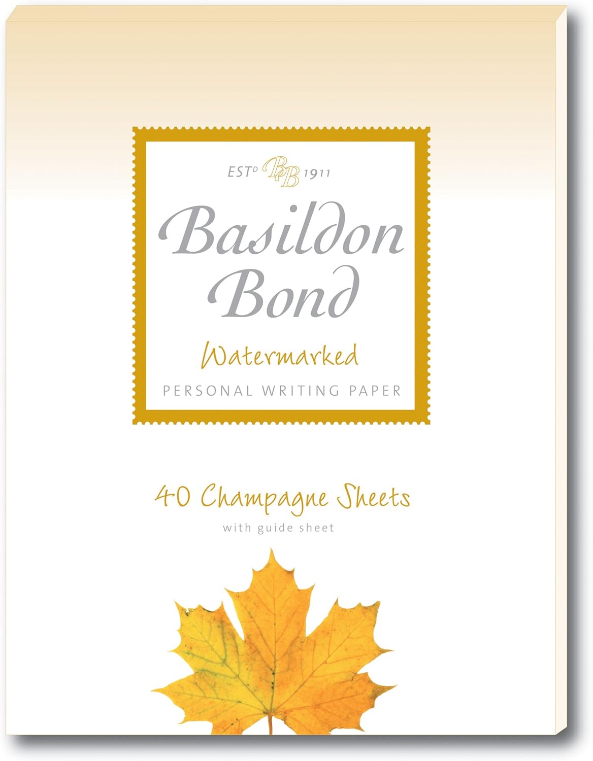 Basildon Bond Duke 137 x 178 mm Writing Pad with 40 Sheets - Champagne 1