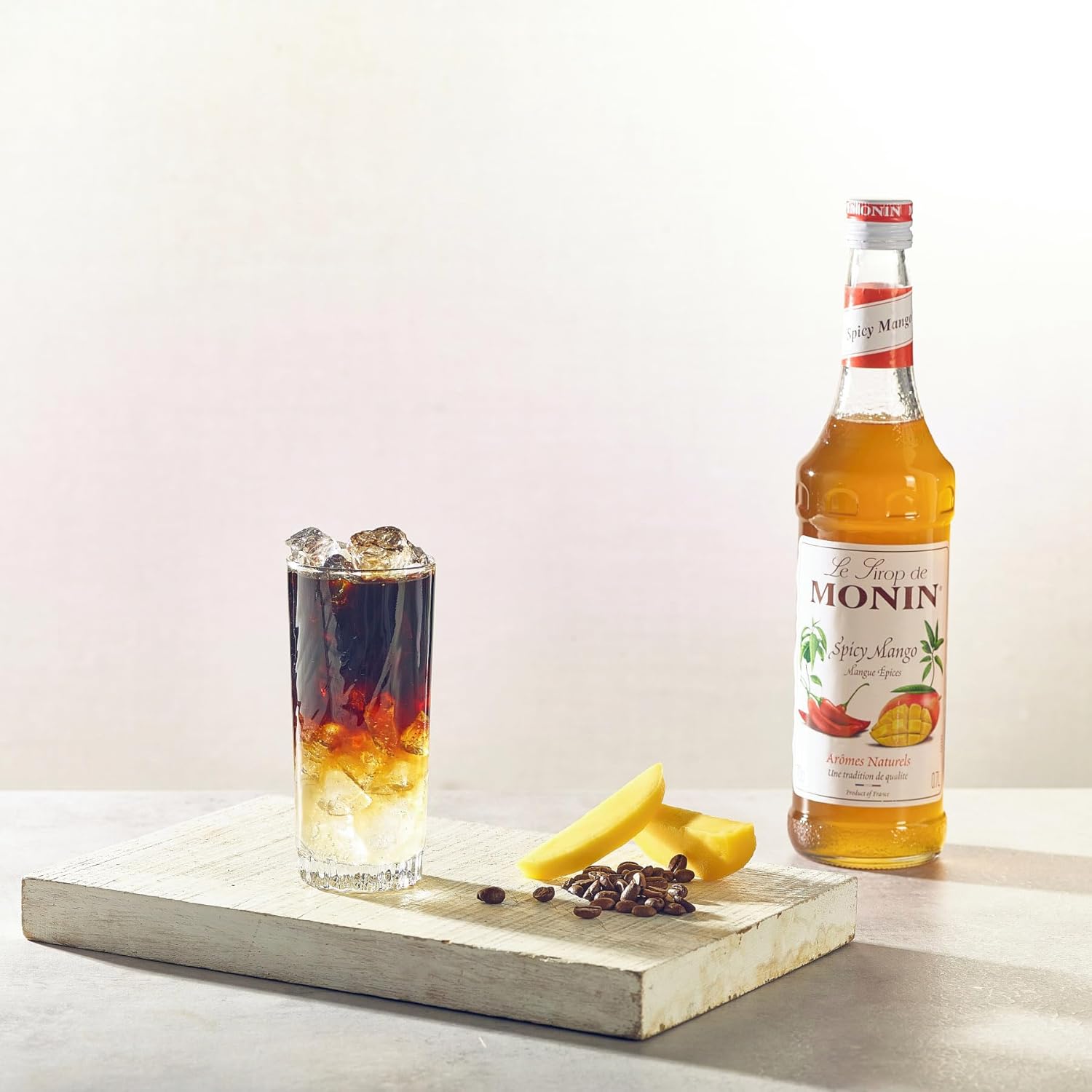 MONIN Spicy Mango Syrup 700ml - Vegan, Halal, Kosher - Cocktail & Mocktail Ingredient 6