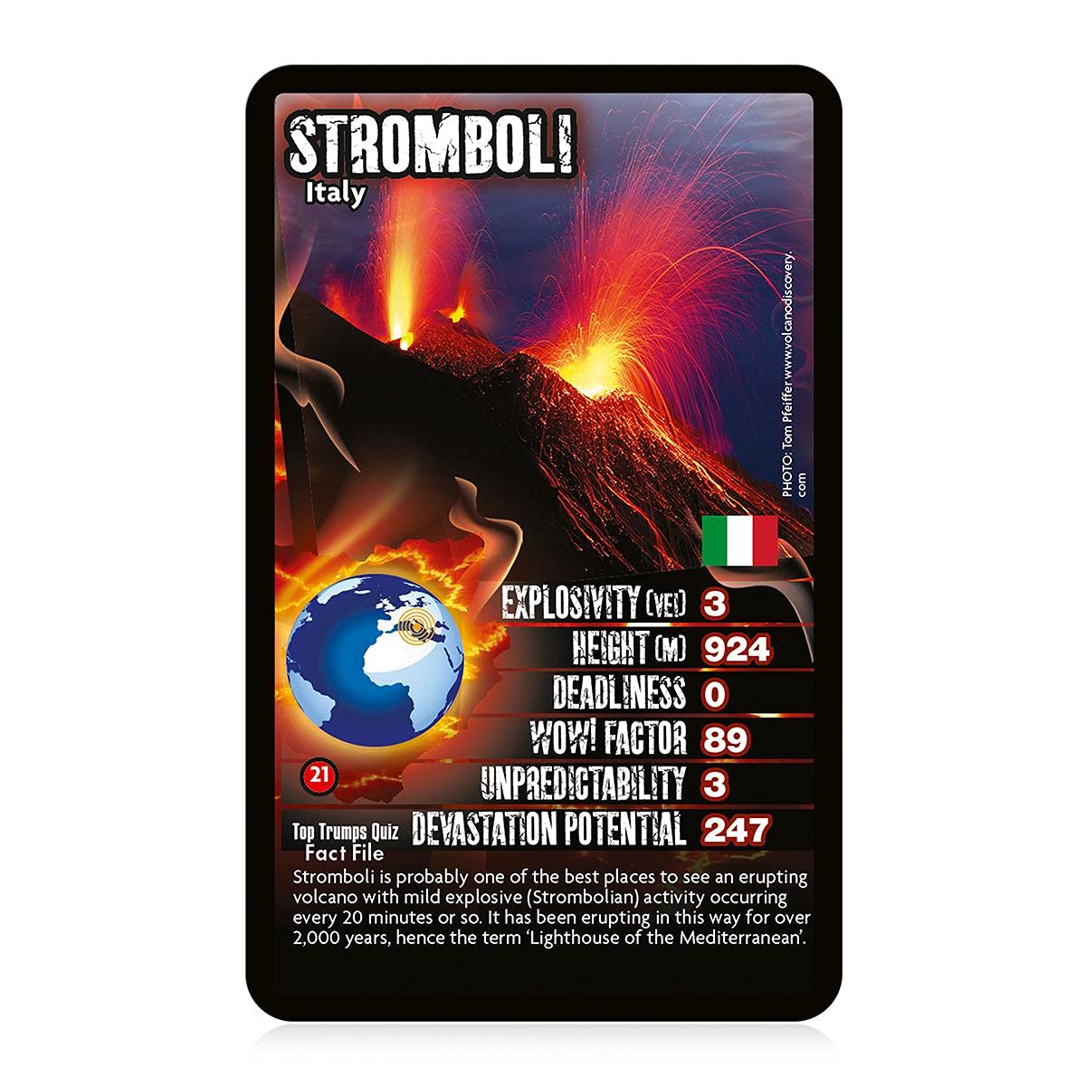 Volcanoes Top Trumps Card Game 7