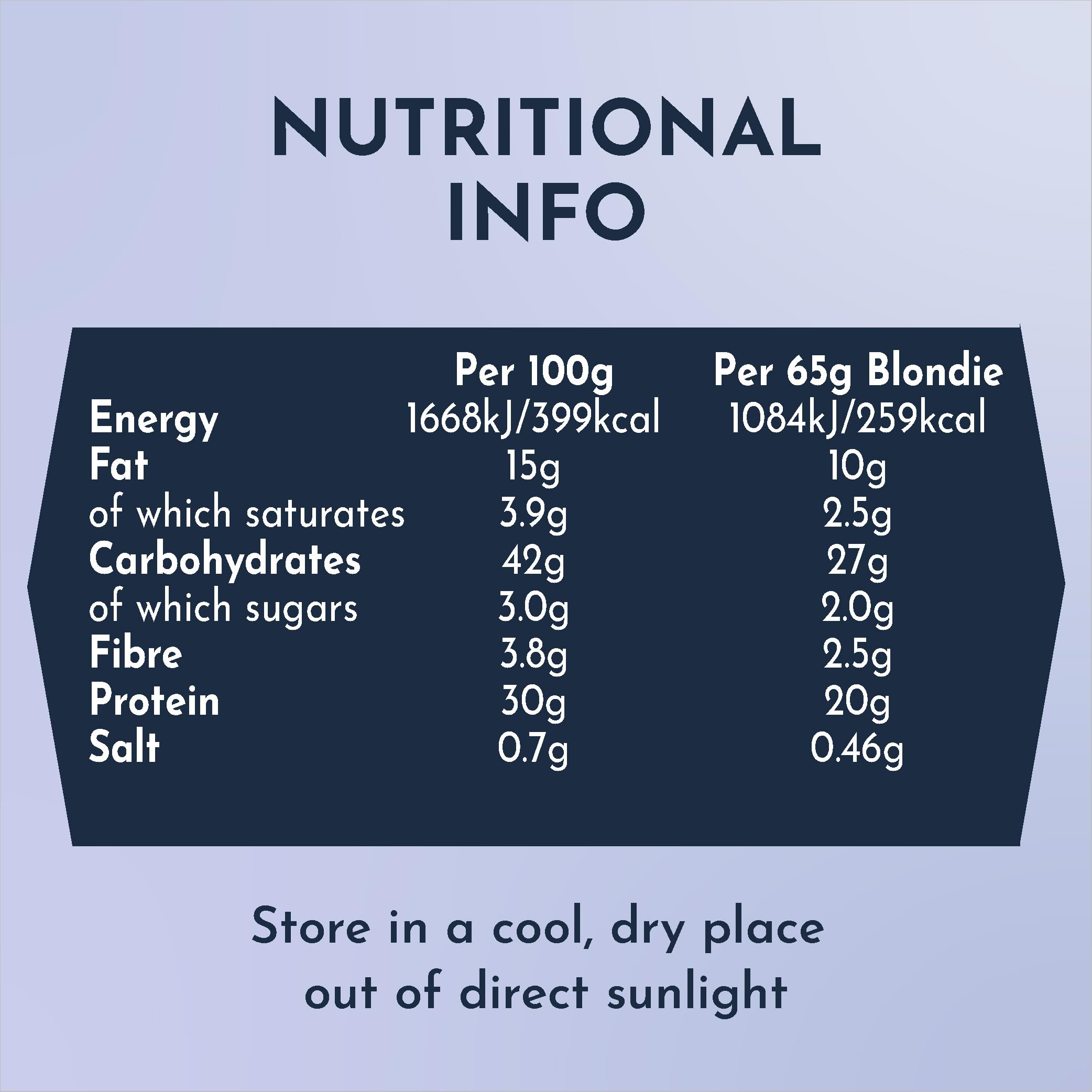 SCI-MX High Protein White Choc Chip Blondie Box - 20g Protein, 2g Sugar | 12 Count 5