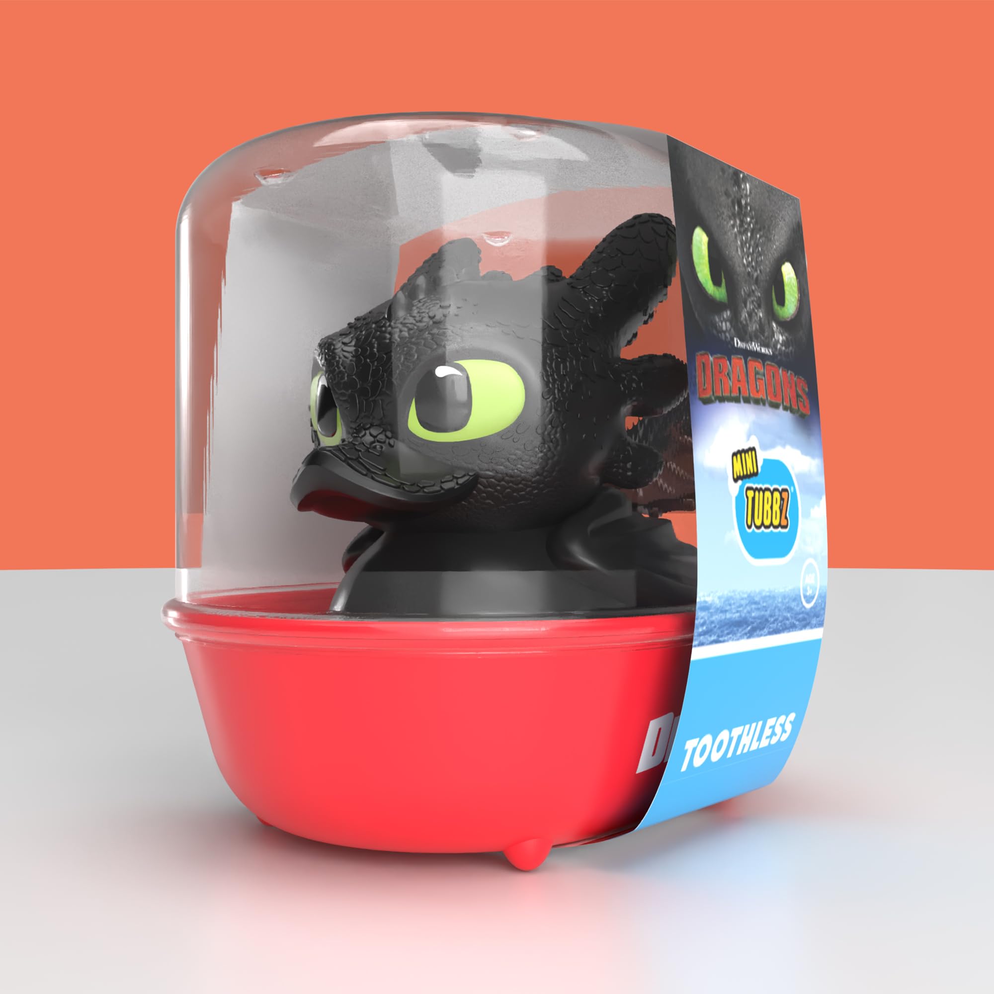 TUBBZ Mini How To Train Your Dragon - Toothless Cosplaying Rubber Duck Vinyl Figure 5