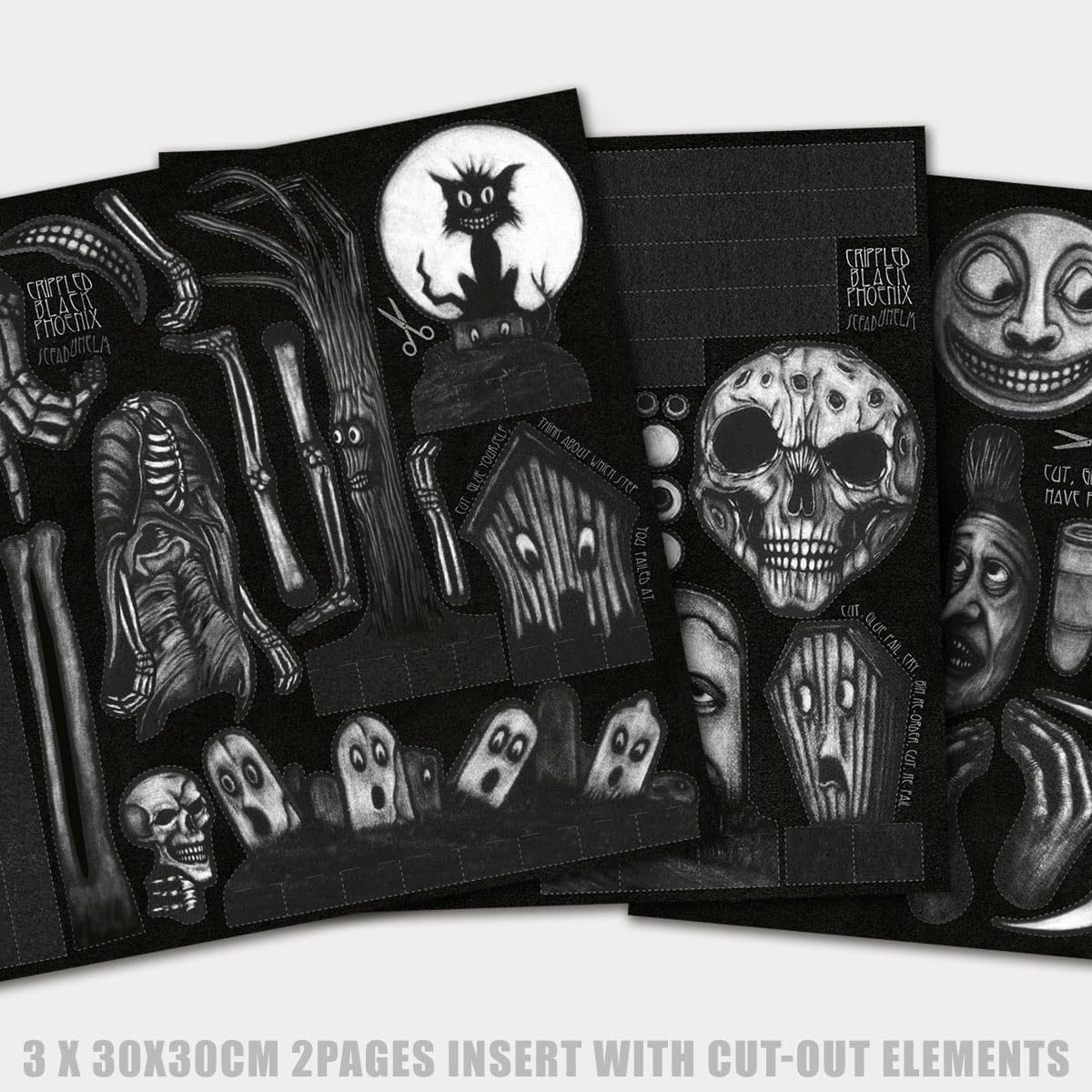 CRIPPLED BLACK PHOENIX - Sceaduhelm [Black 12" Double Vinyl] 4