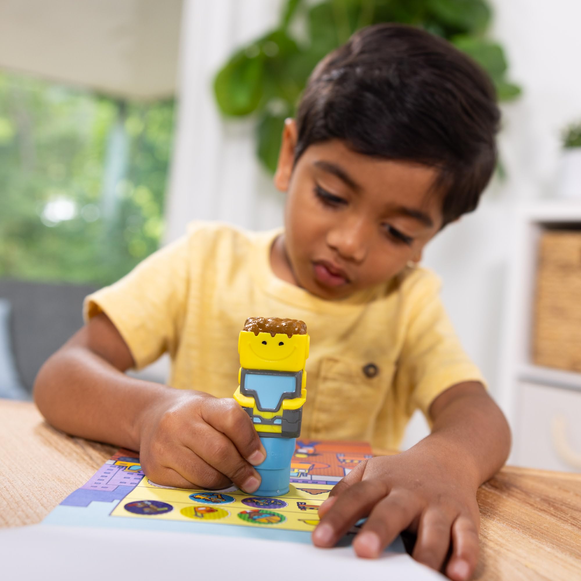 Melissa & Doug Sticker Wow Bulldozer Bundle: Stamper, 500 Stickers, 2 Activity Pads 7