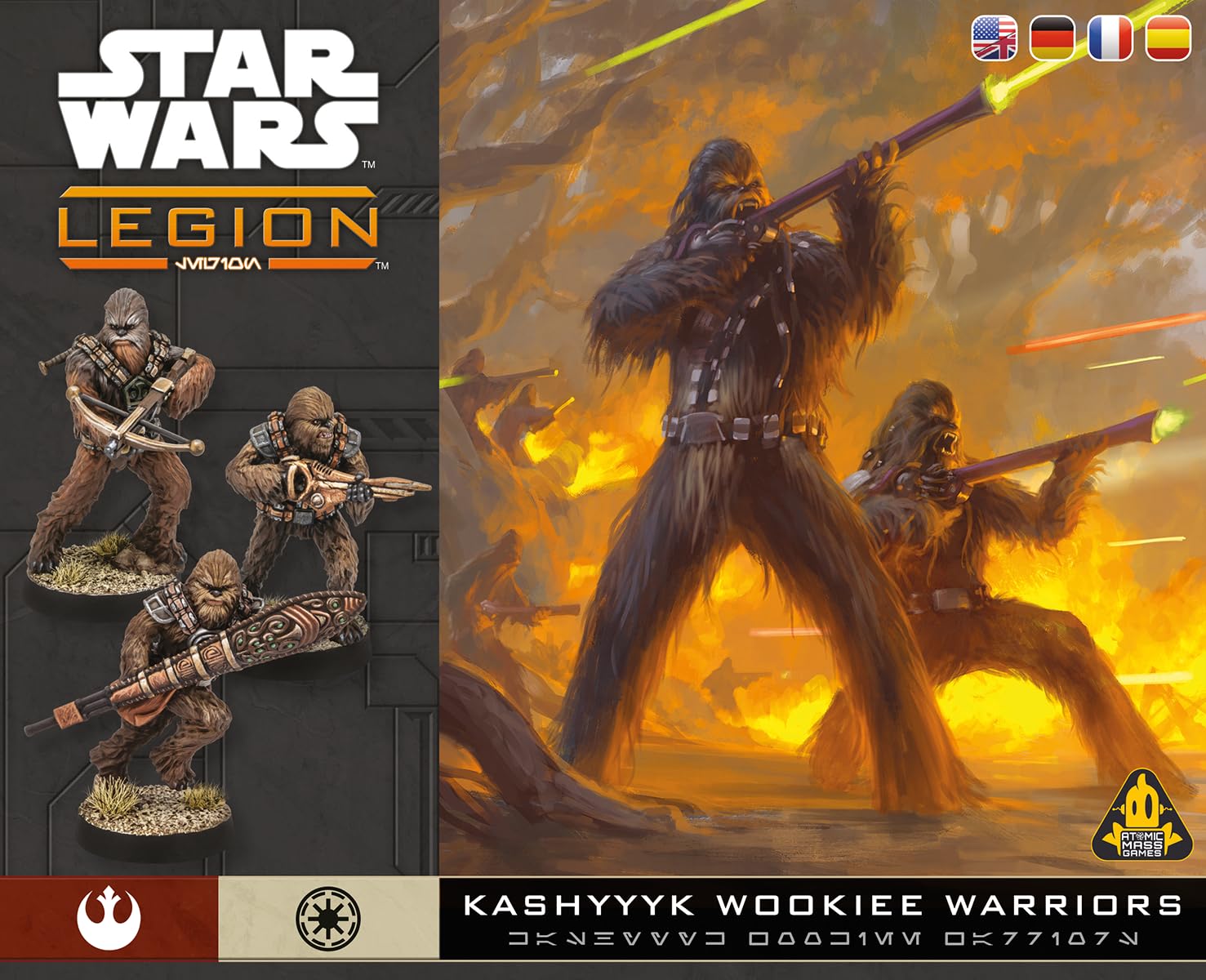 Asmodee Star Wars Legion: Kashyyyk Wookiee Warriors Miniatures Game Expansion