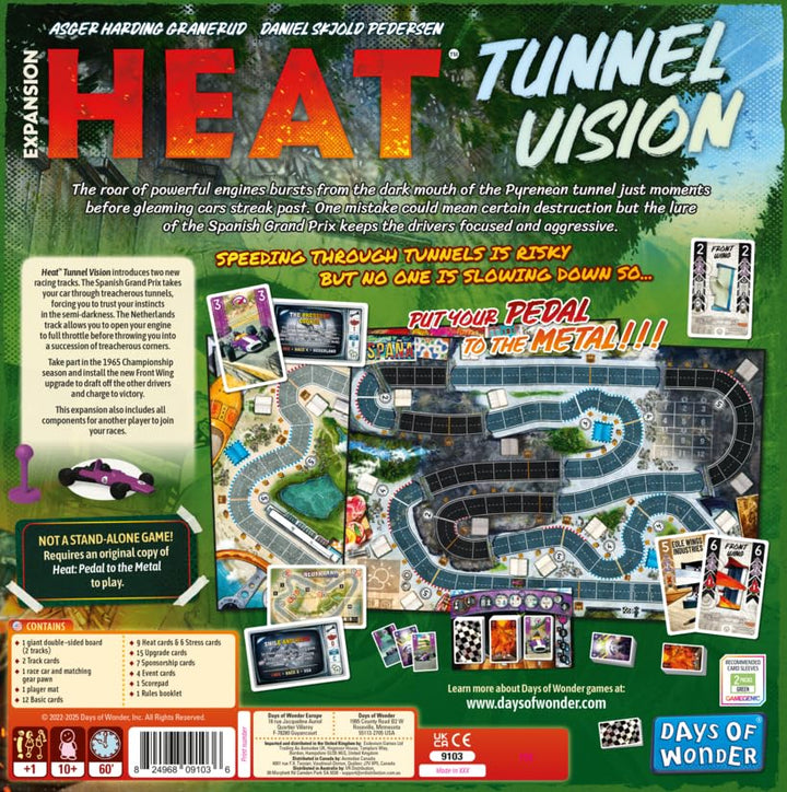 Days of Wonder HEAT: Tunnel Vision Expansion Board Game