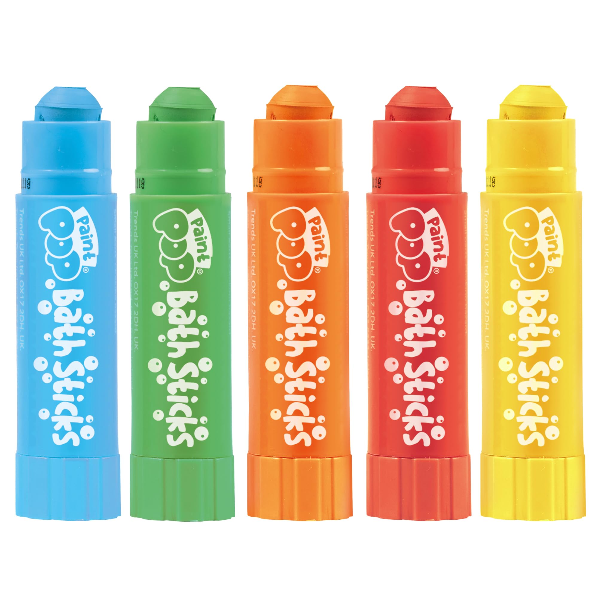 Bath Pop Colouring Book and 5 Bath Sticks - Washable Paint Set | Toddler Bath Toy | Ages 3+ 3