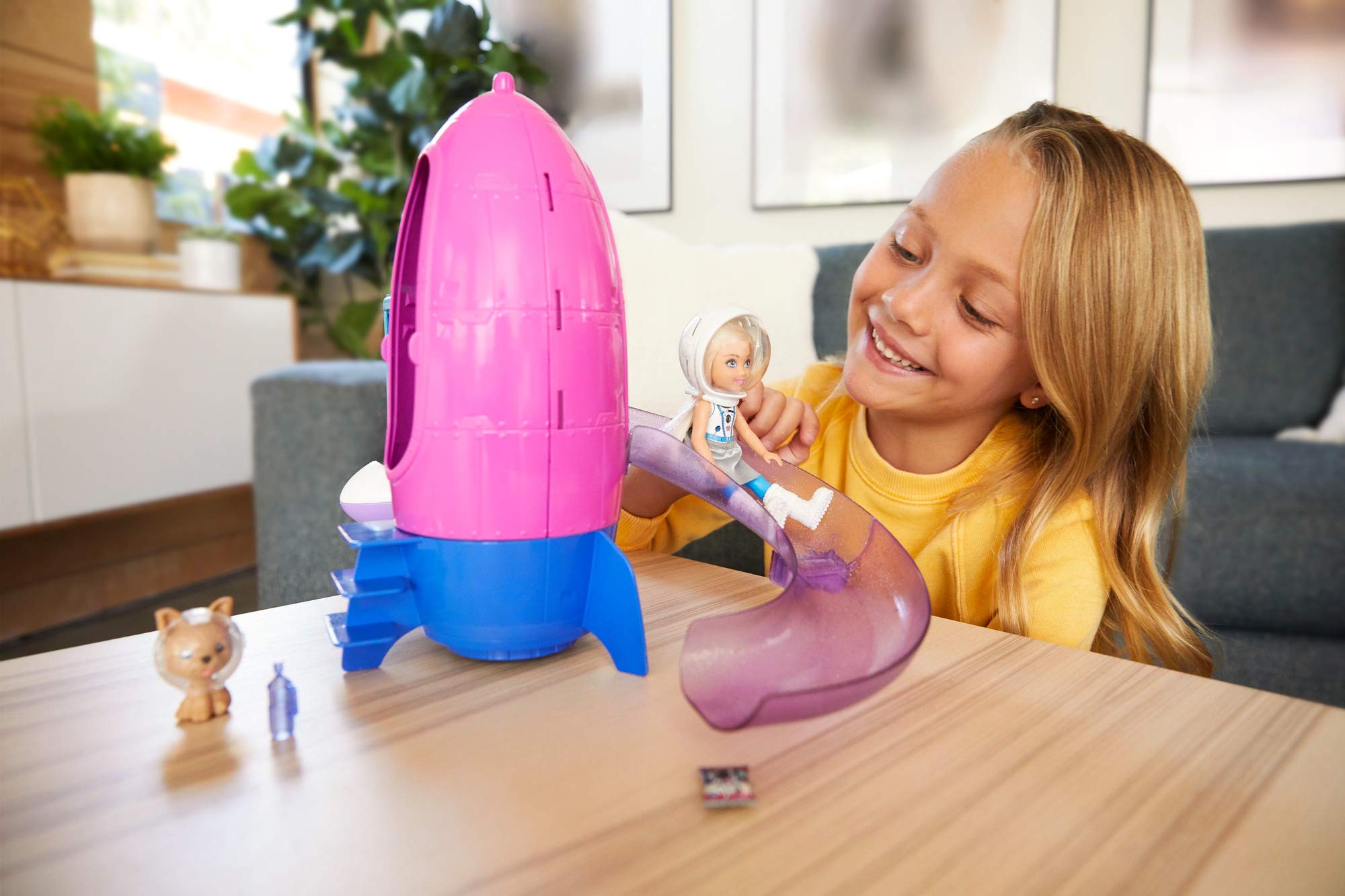 Barbie Space Discovery Chelsea Doll & Rocket Ship Playset with Puppy - Ages 3 to 7 8