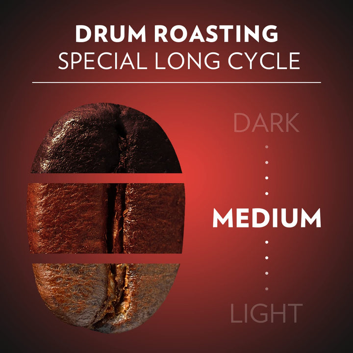 Lavazza Barista Gran Crema Whole Bean Coffee - 1kg Drum Roast Arabica & Robusta Blend