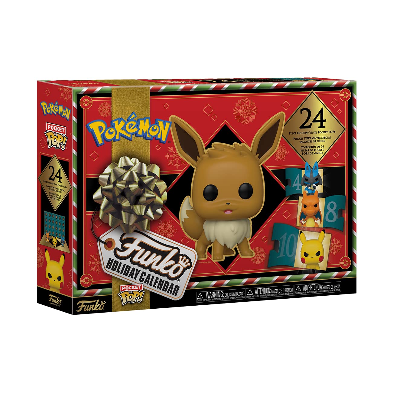 Funko Pocket Pop! Pokémon 24-Day Advent Calendar - Multicolor Collectible Figures 1