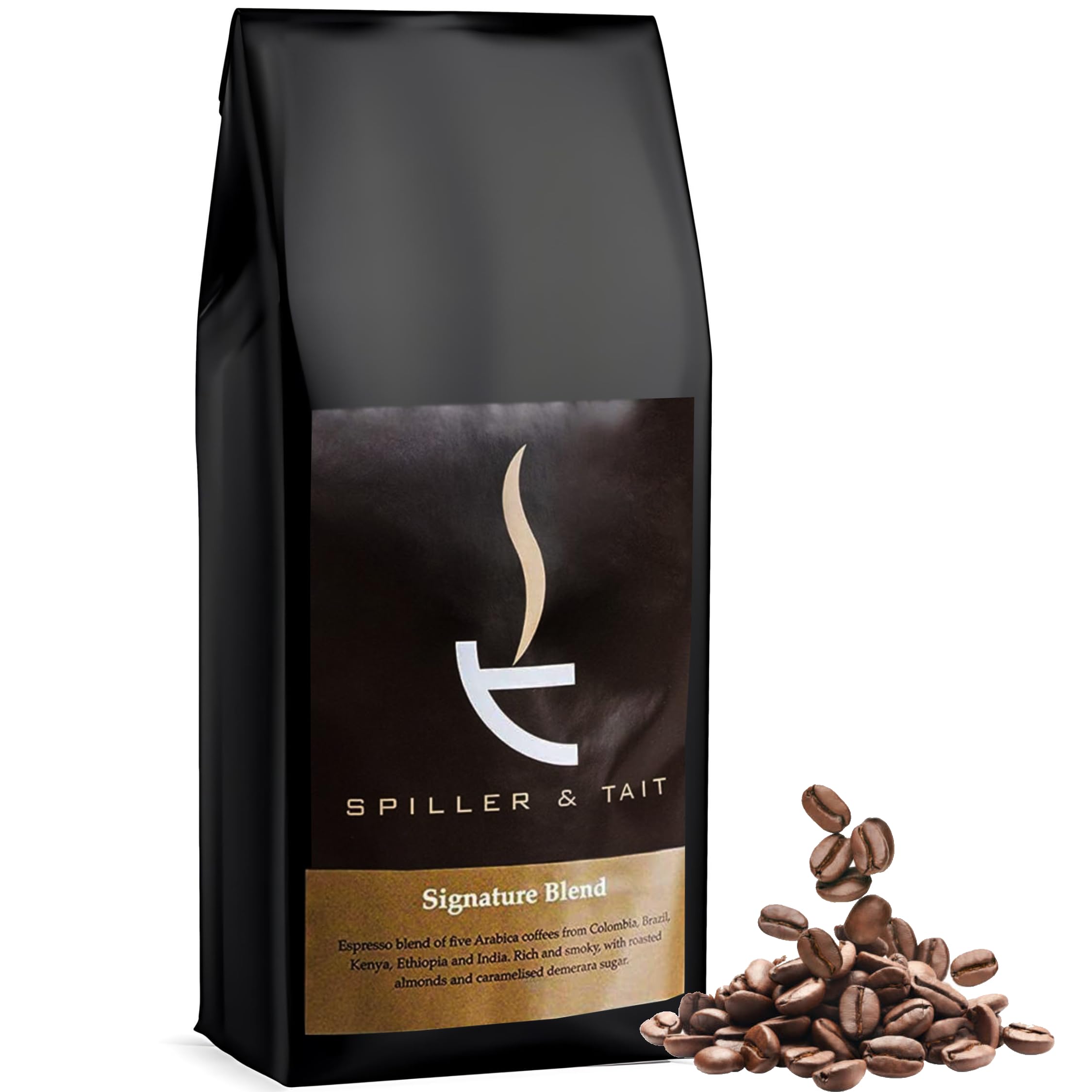 Spiller & Tait Signature Blend - Award-Winning Whole Bean Coffee 1kg 10
