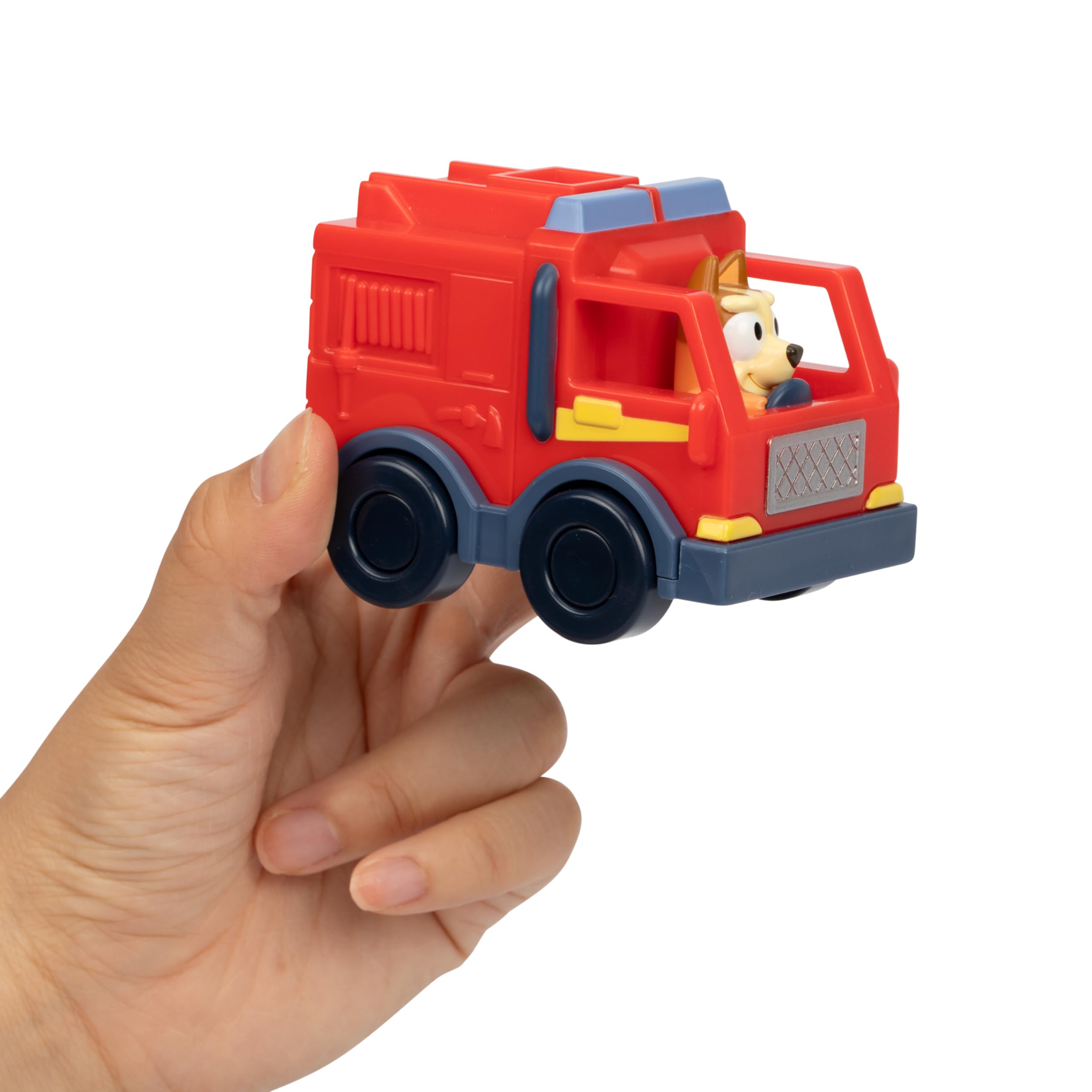 Bluey Mini Racers - 4 Collectible Vehicles with Free-Rolling Wheels for Preschoolers 4