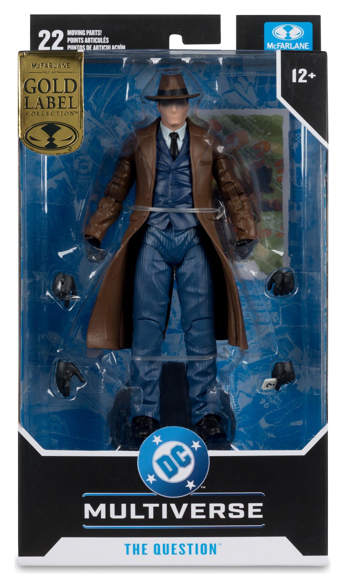 McFarlane DC Multiverse The Question Gold Label 7in Action Figure - Multicolor, Plastic 7