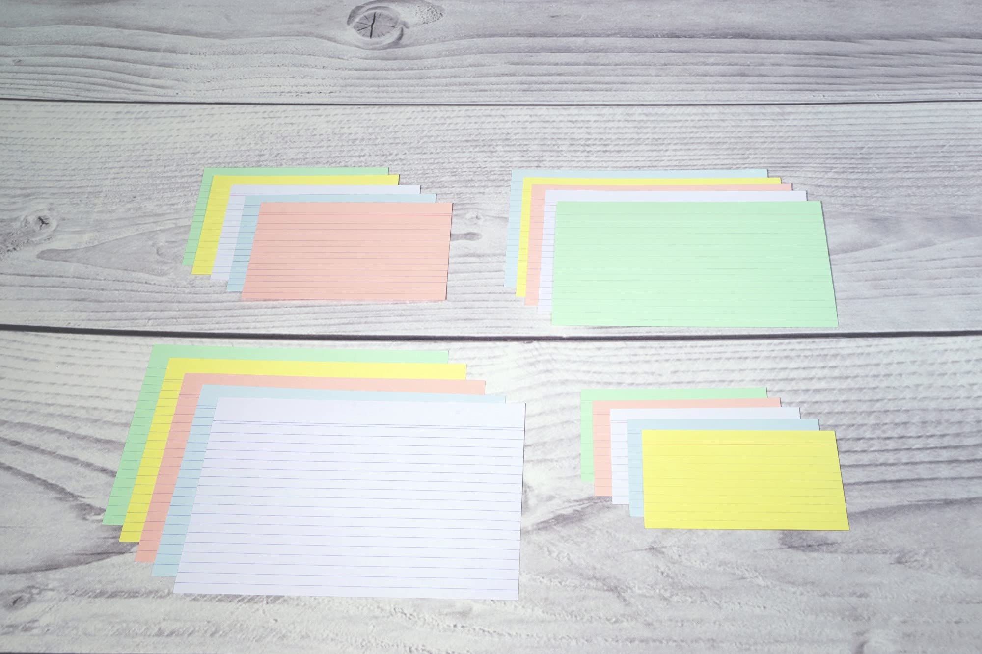 Exacompta Bristol Lined Record Cards - A7 Size, 205 gsm Card Stock | Pack of 100 3