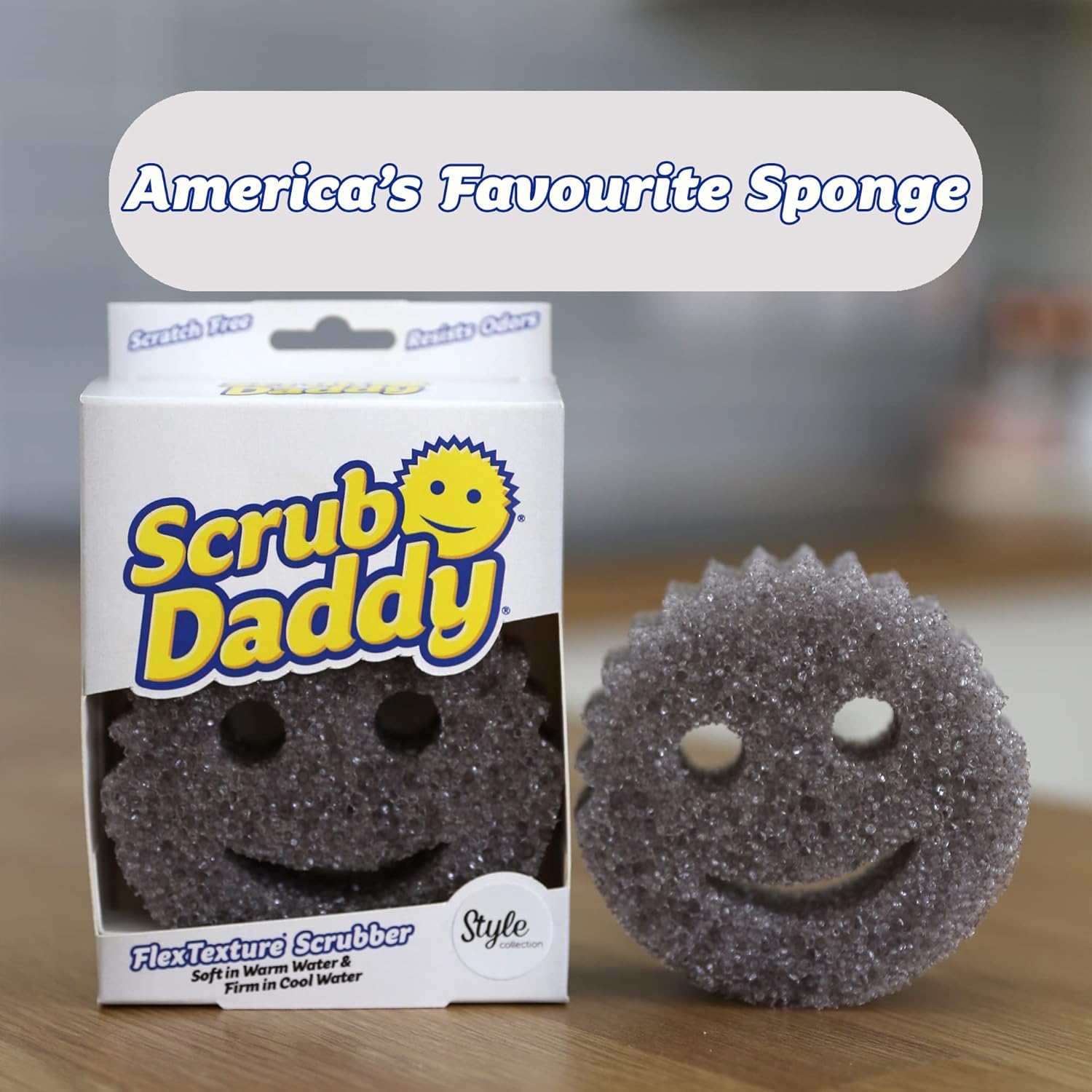 Scrub Daddy - SDSTGY FlexTexture Cleaning Sponge for Kitchen & Home 4