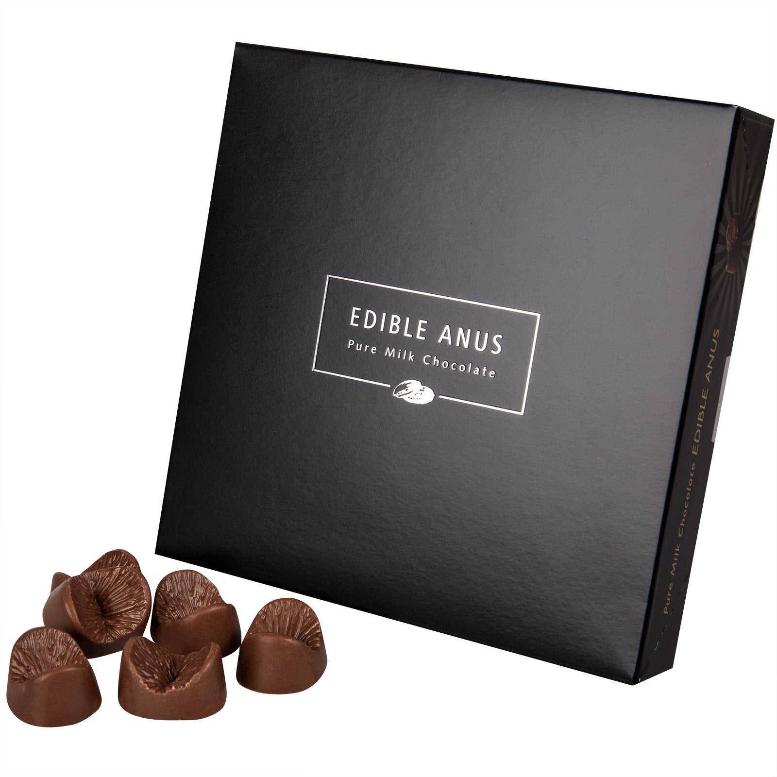 Edible Anus Chocolates - Hilarious Gag Gift Box of British-Made Novelty Milk Chocolate 2