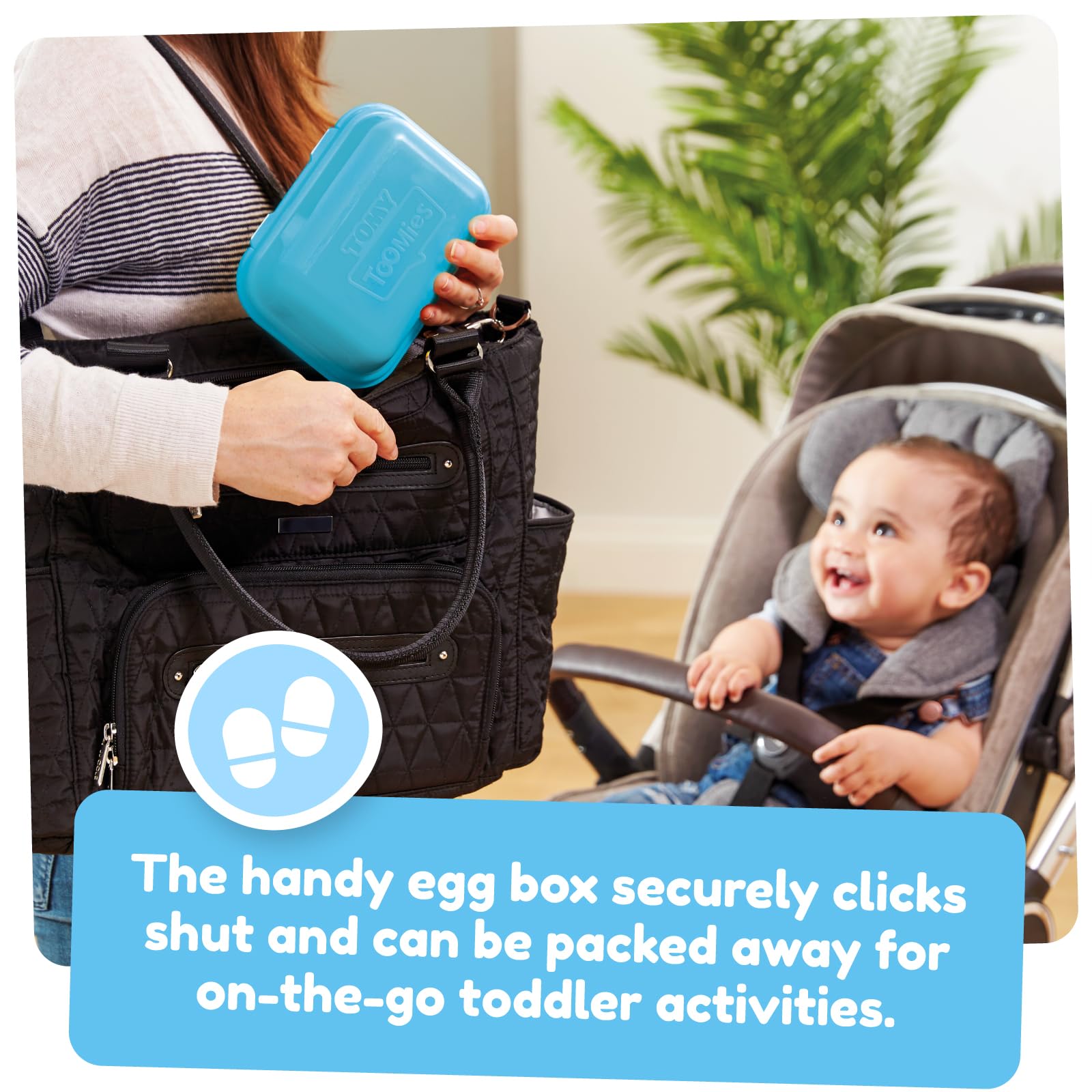 Toomies Hide and Squeak Bright Chicks - Box of 6 Colourful Eggs with Squeak & Rattle | Ages 6-36 Months 4