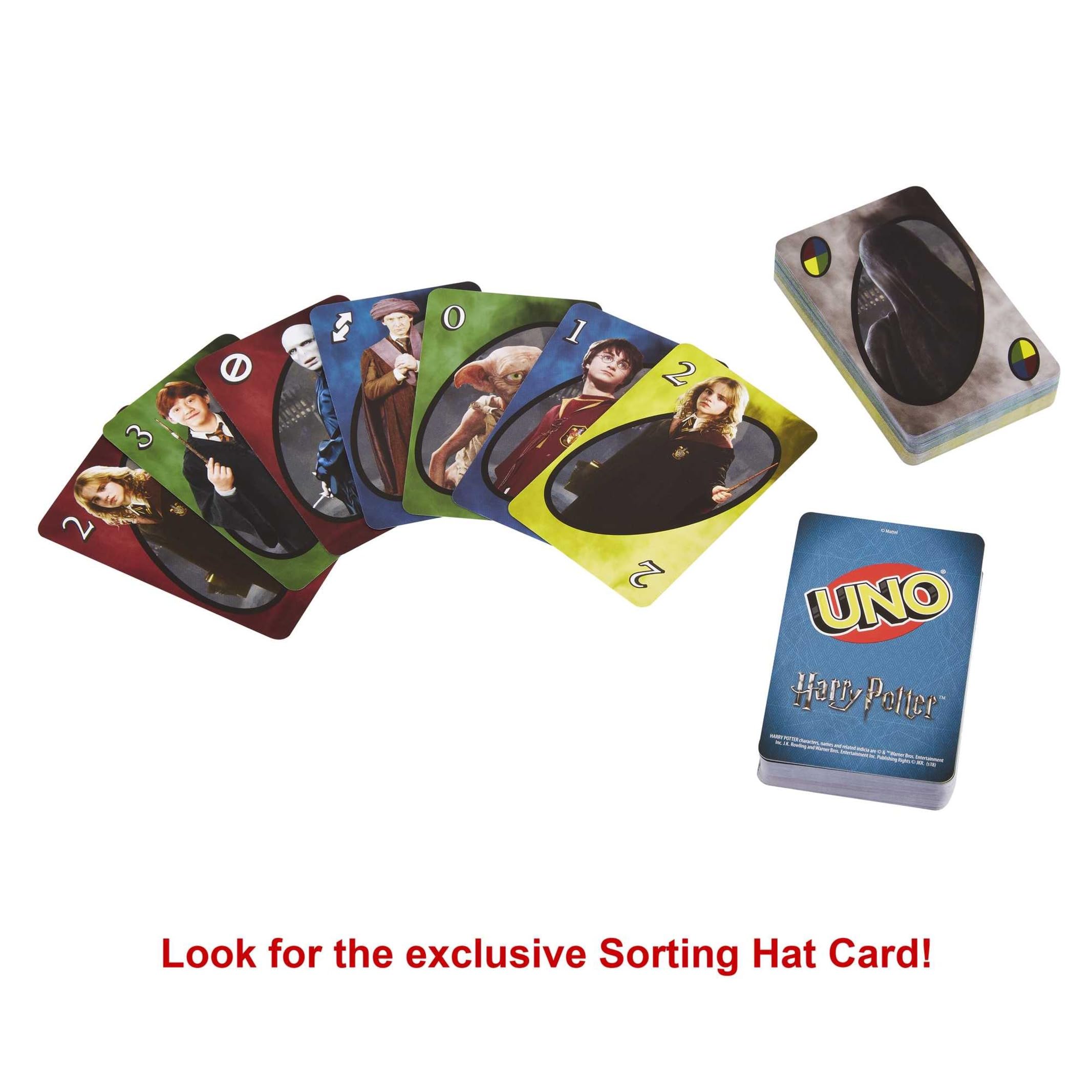 Mattel Games UNO Harry Potter Card Game - 112 Cards | 2-10 Players | Ages 7+ | FNC42 5
