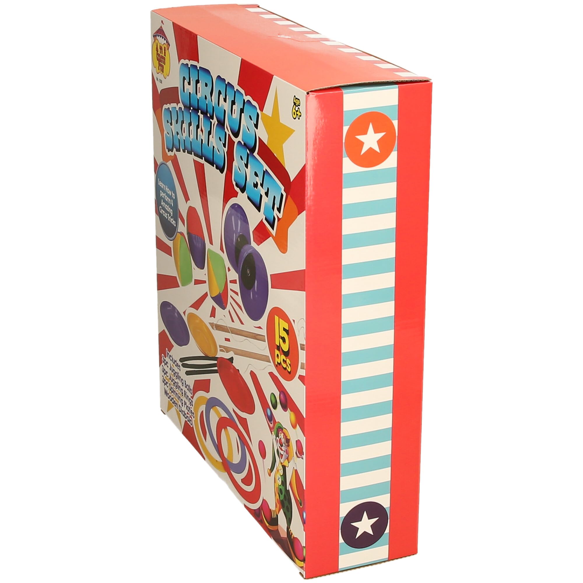 Tent Fun Circus Skills Set - 15-Piece Juggling & Spinning Toys for Kids 6+ 11