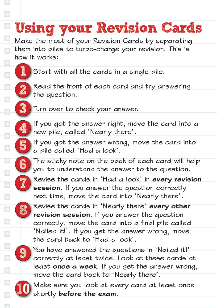 PEARSON EDUCATION REVISE AQA GCSE (9-1) English Revision Cards | 2021 Assessments & 2022 Exams 3