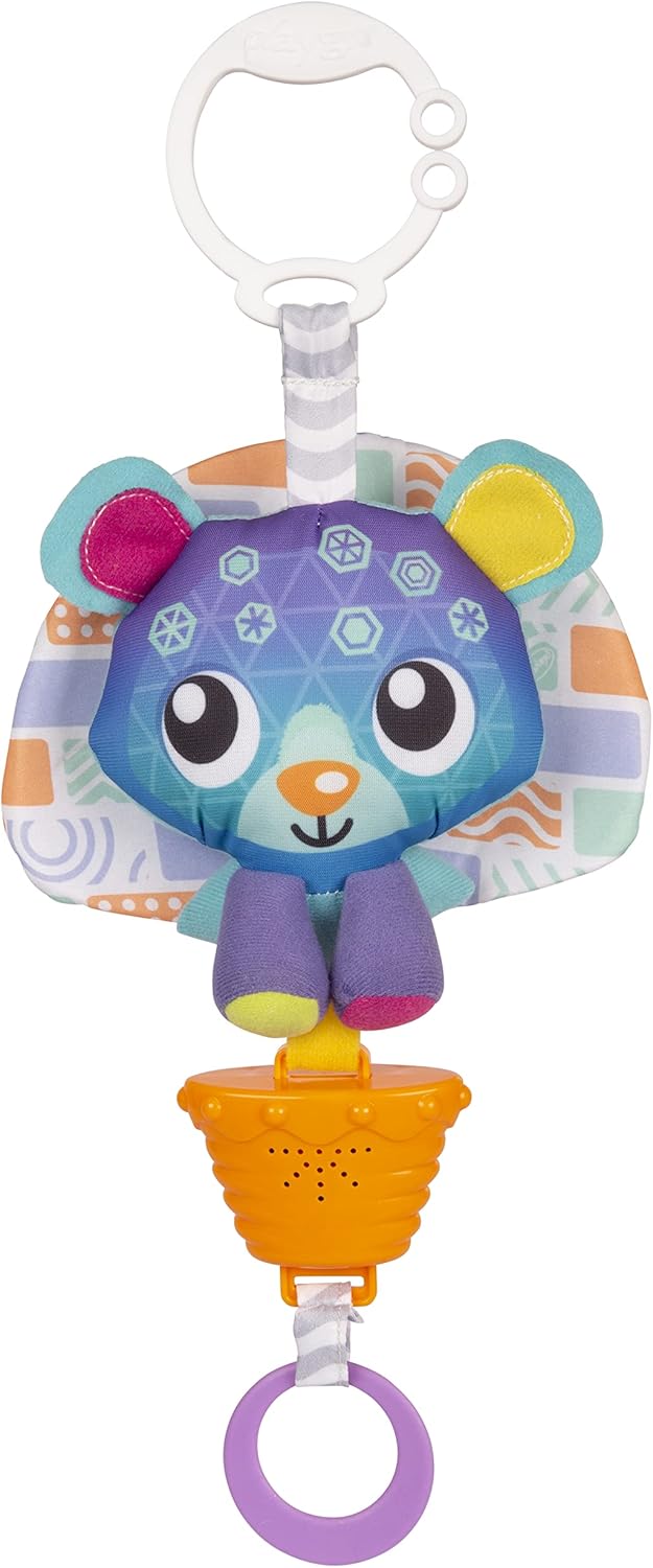 Playgro Polar Pals Musical Pull String Bear Soft Baby Toy - Soothing Tunes for 0-12 Months 1