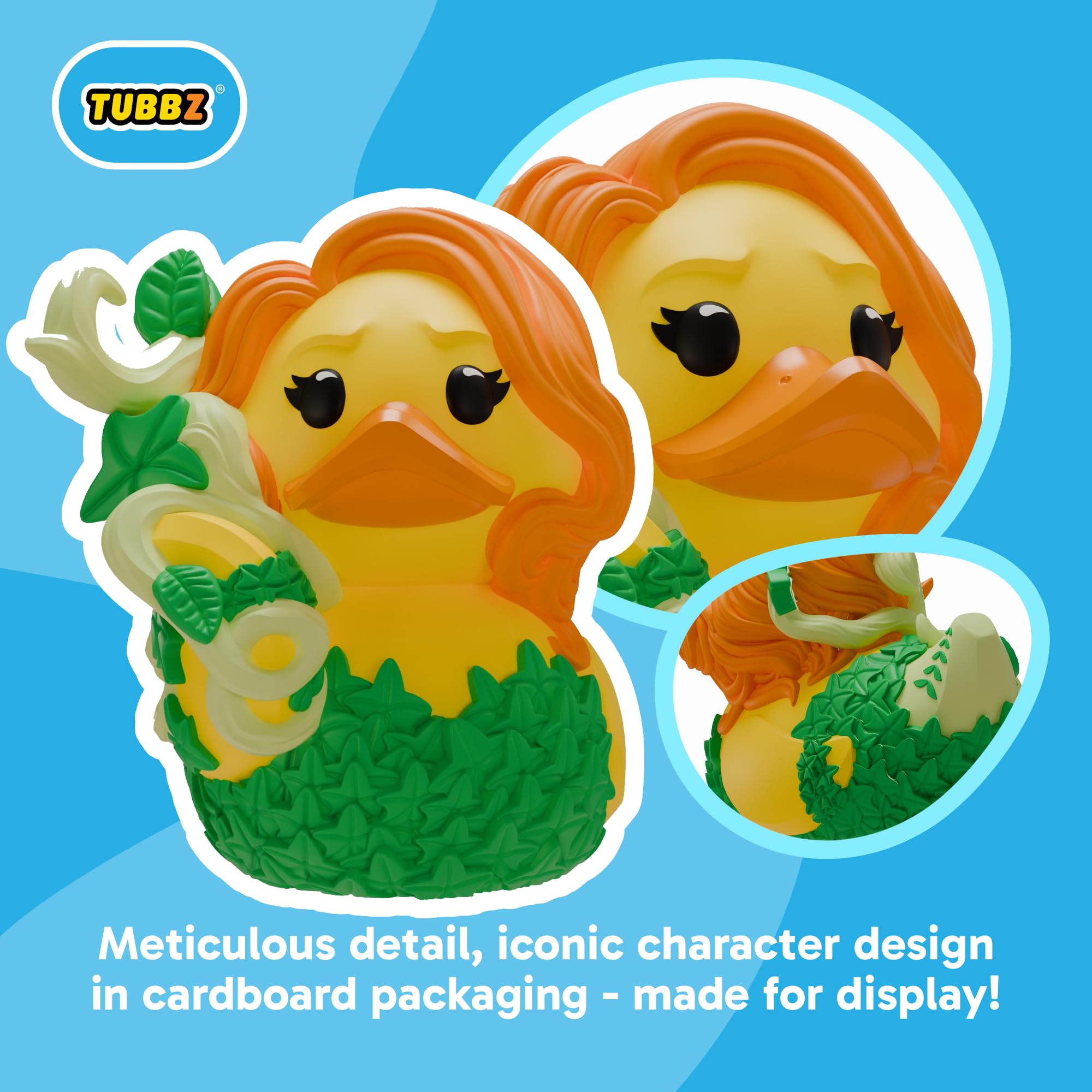 TUBBZ Poison Ivy Cosplaying Rubber Duck Vinyl Figure - DC Comics Collectible | 9cm Tall 2