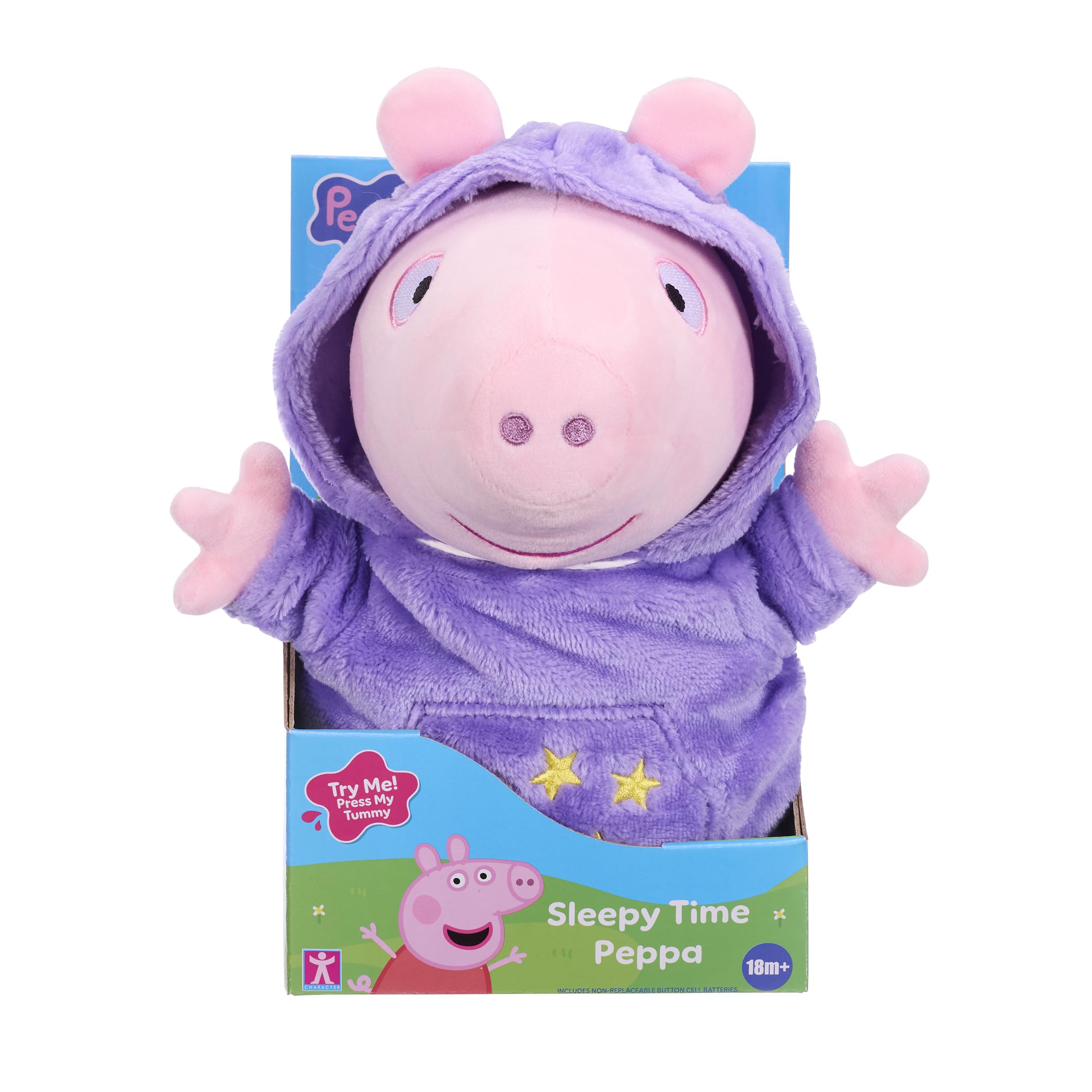 Sleepy Time Peppa - Talking Plush Toy with Sound Effects for Toddlers 1