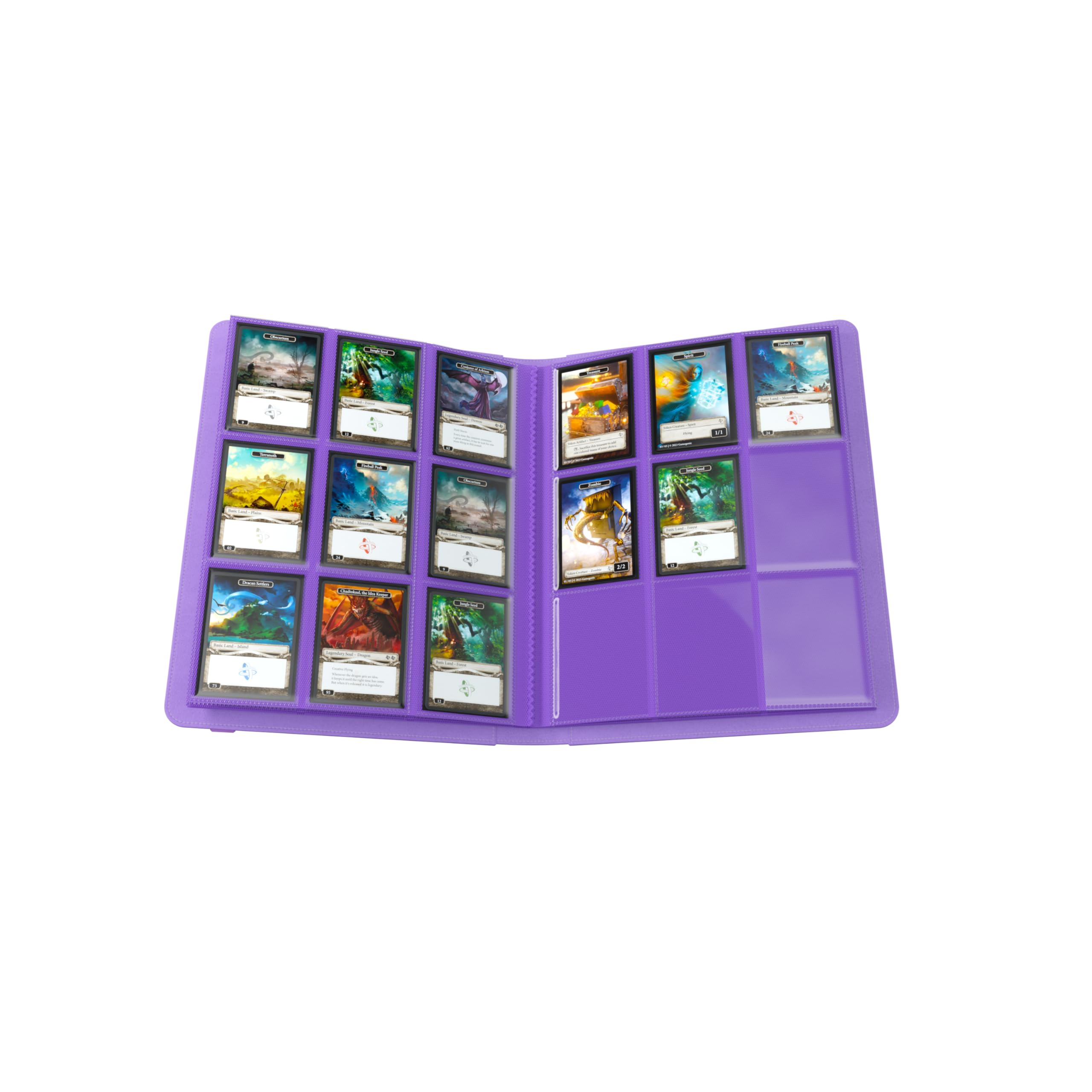 Gamegenic Prime Album 18-Pocket - Purple Trading Card Game Accessory 6