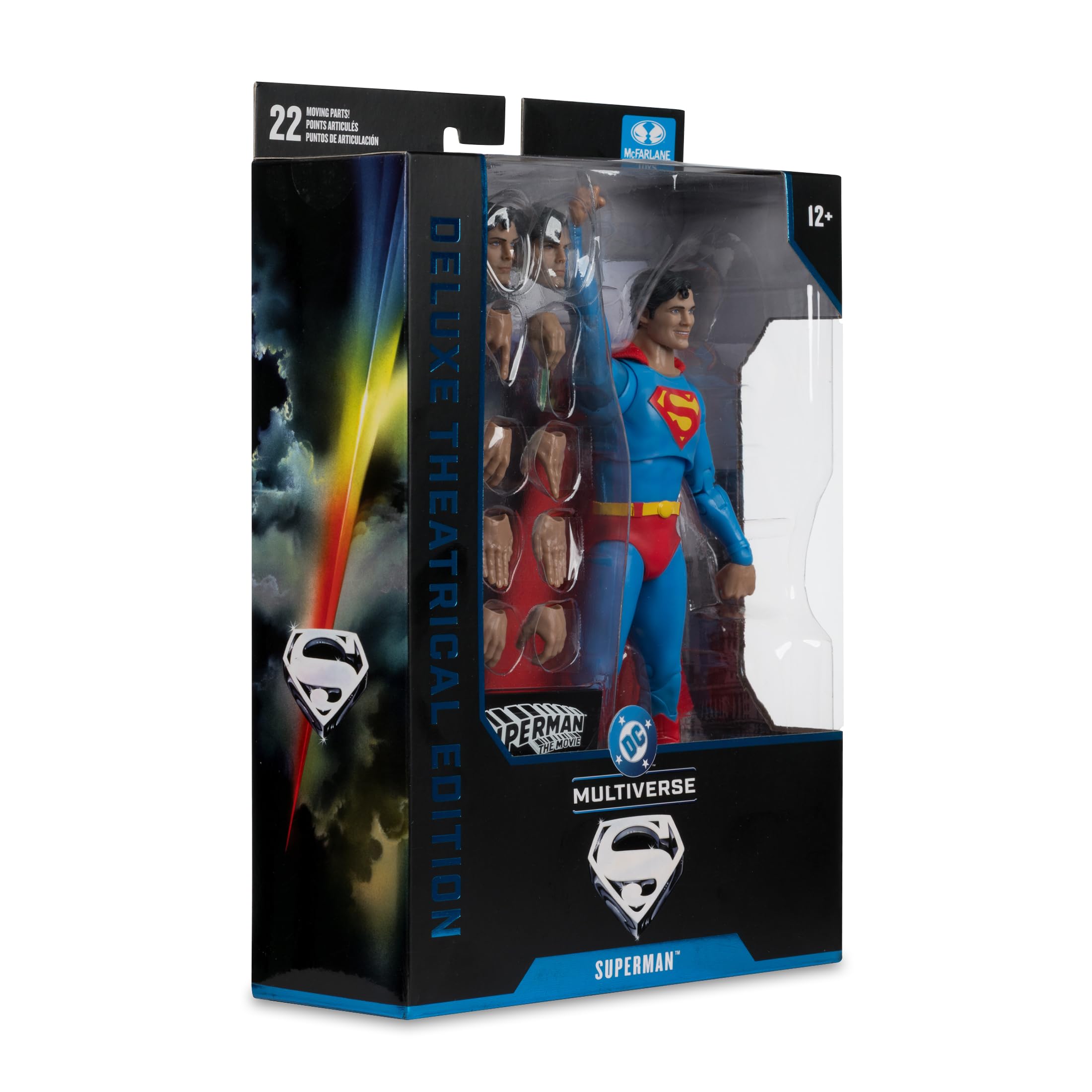 McFarlane DC Multiverse Superman (Superman: The Movie 1978) 7in Action Figure | Ultra Articulation 8