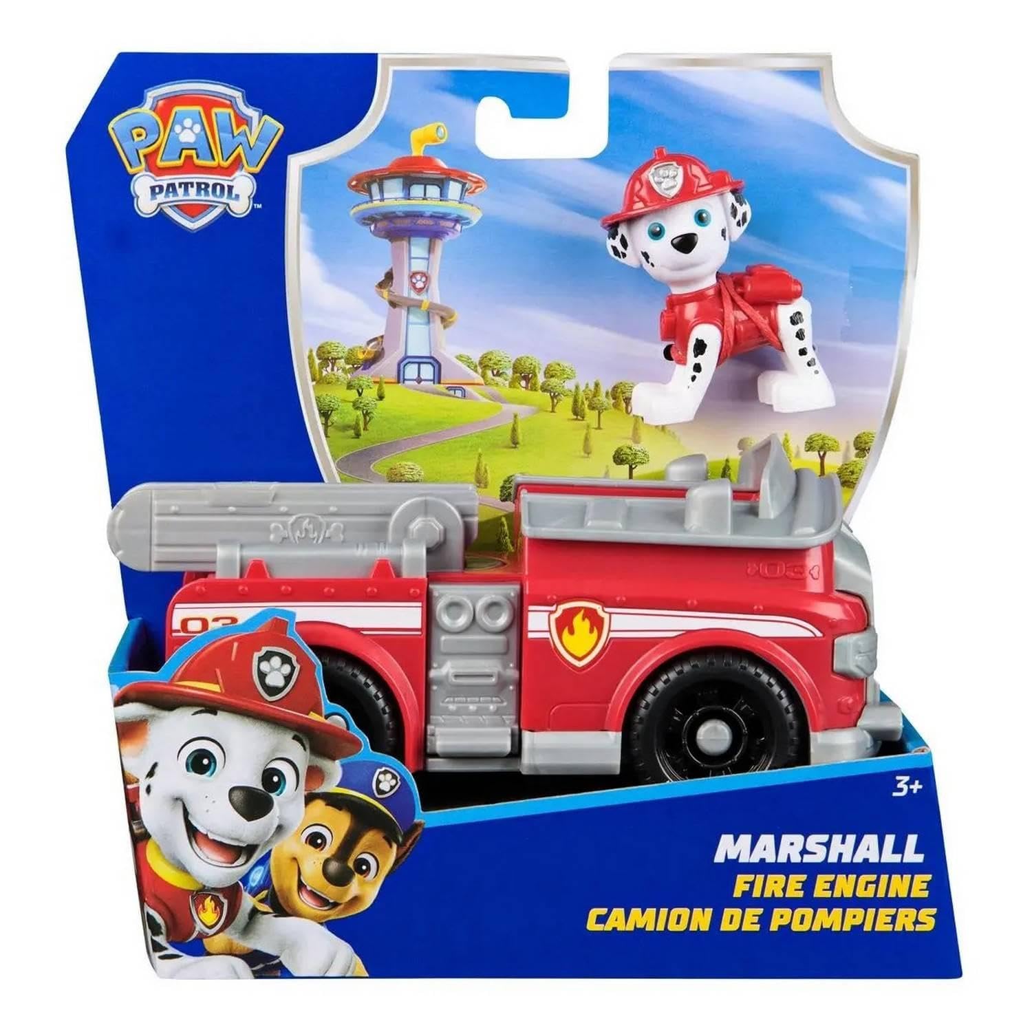 Paw Patrol Marshalls Feuerwehrauto – Spielzeugfahrzeug mit Sammel-Actionfigur für Kinder ab 3 Jahren 5