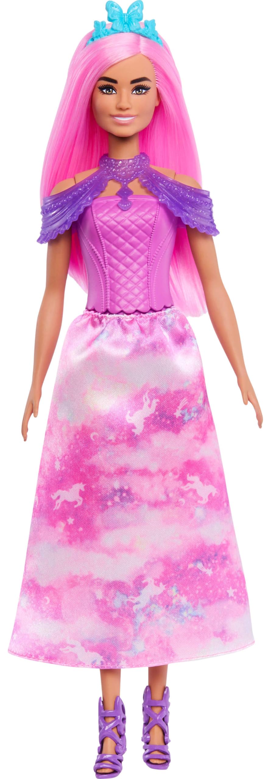 Barbie Advent Calendar with Doll & 24 Surprise Fantasy Accessories for Kids 3+ 4