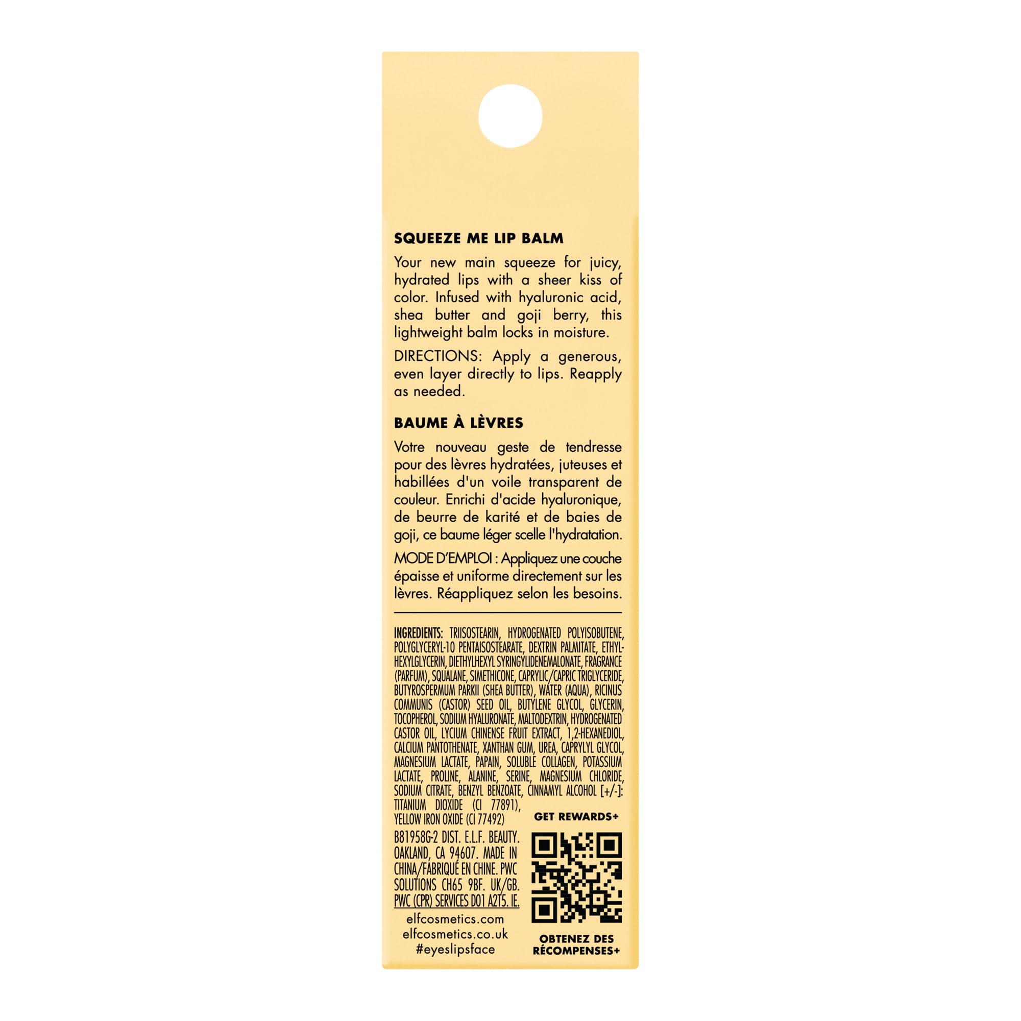 e.l.f. Squeeze Me Lip Balm (9.07g) - Moisturizing Sheer Tint with Hyaluronic Acid & Shea Butter 5
